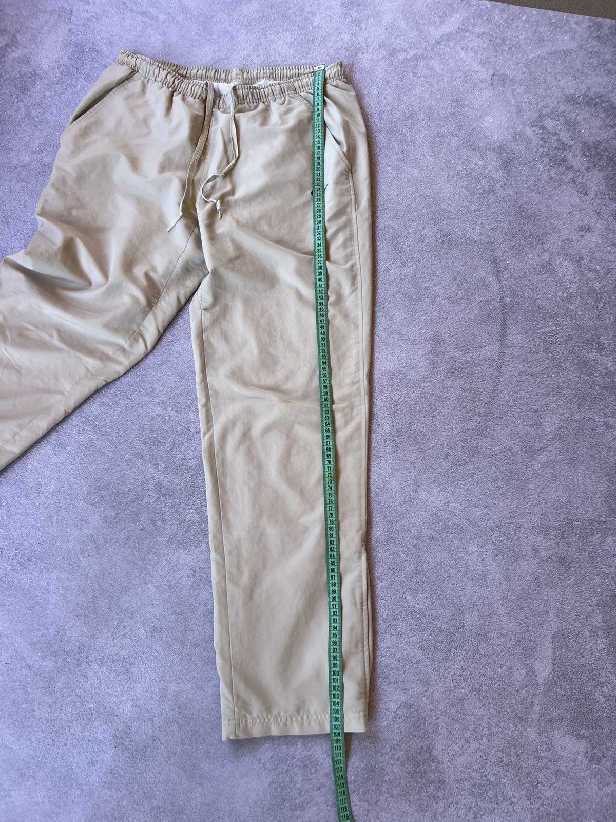 Nike ⚡ Vintage Nike White Drill Pants Y2K Cyber 2000s – Size L Size US 34 / EU 50 - 11 Thumbnail