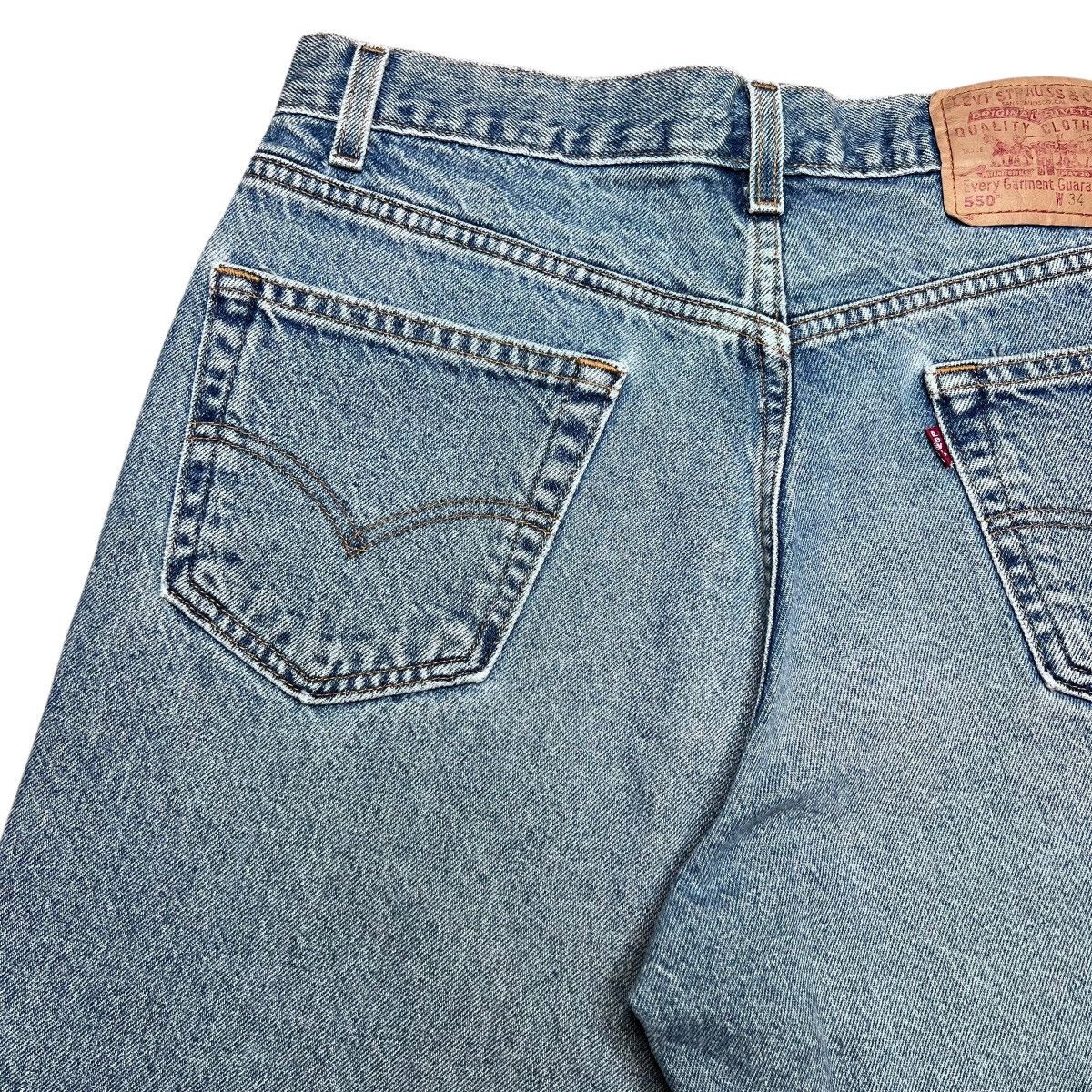 Levi's Vtg 2000s Levi’s 550 Denim Made In Guatemala Zip Up Shorts Size US 32 / EU 48 - 11 Thumbnail