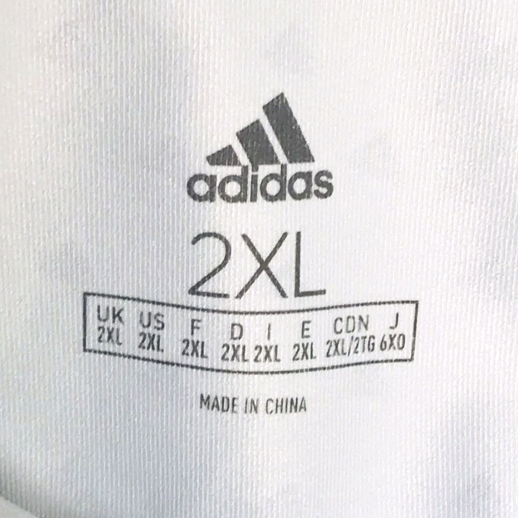 Adidas adidas Polo Shirt Men White All Over Adi-Print Logo Golf Short Sleeve 2XL Size US XXL / EU 58 / 5 - 3 Thumbnail