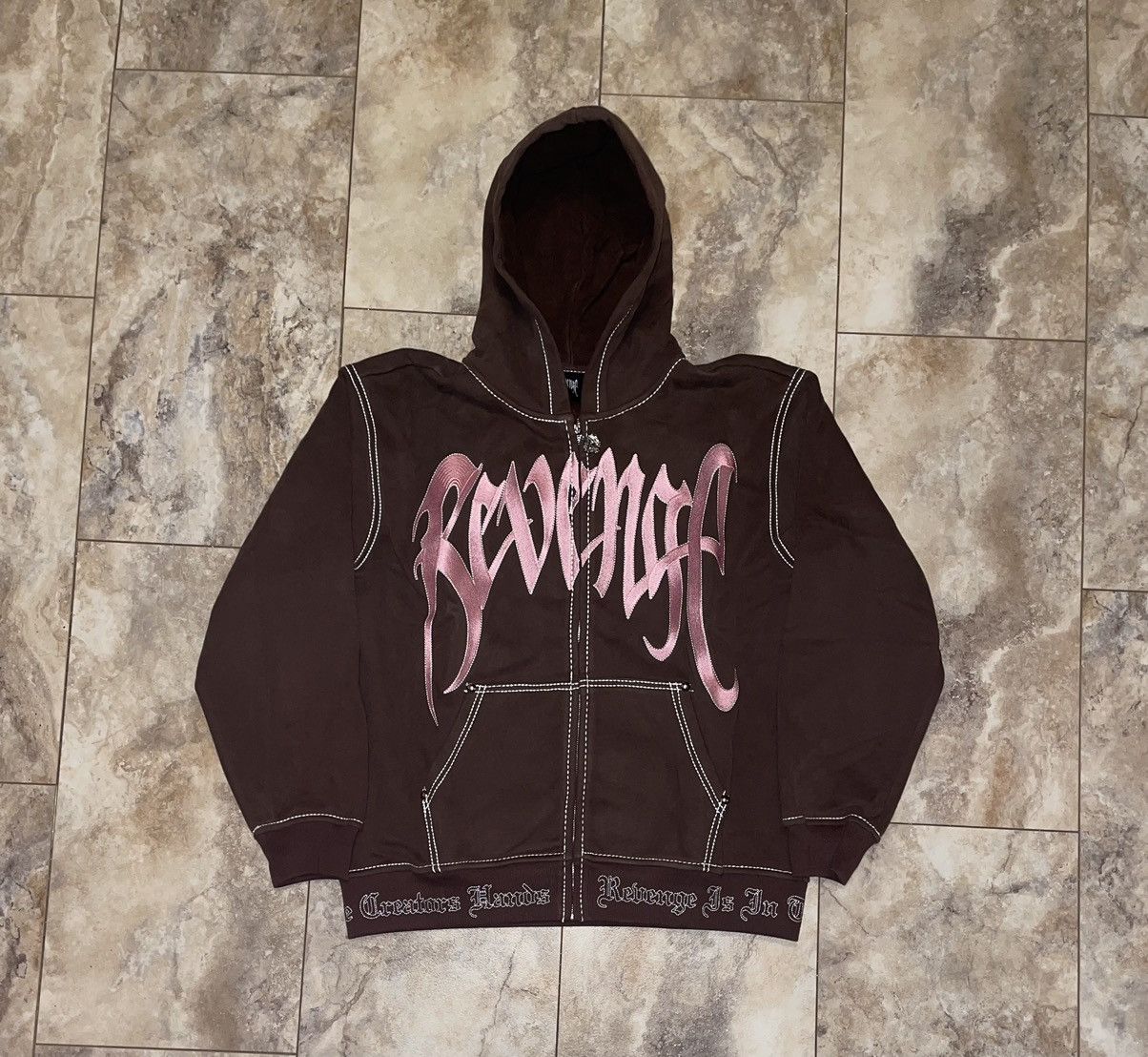 Designer × Revenge × Streetwear Revenge Contrast Embroidered
