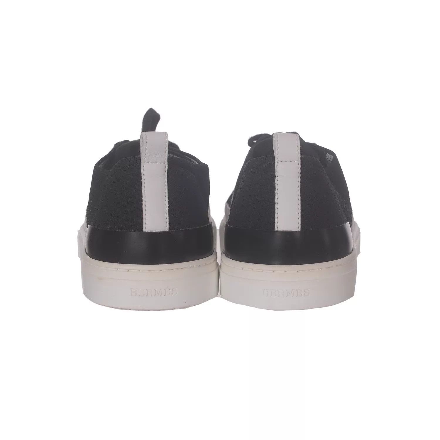 Hermes Hermès Men's Color Blocked Logo Leather & Fabric Shoes 43.5 Size US 10.5 / EU 43-44 - 7 Thumbnail