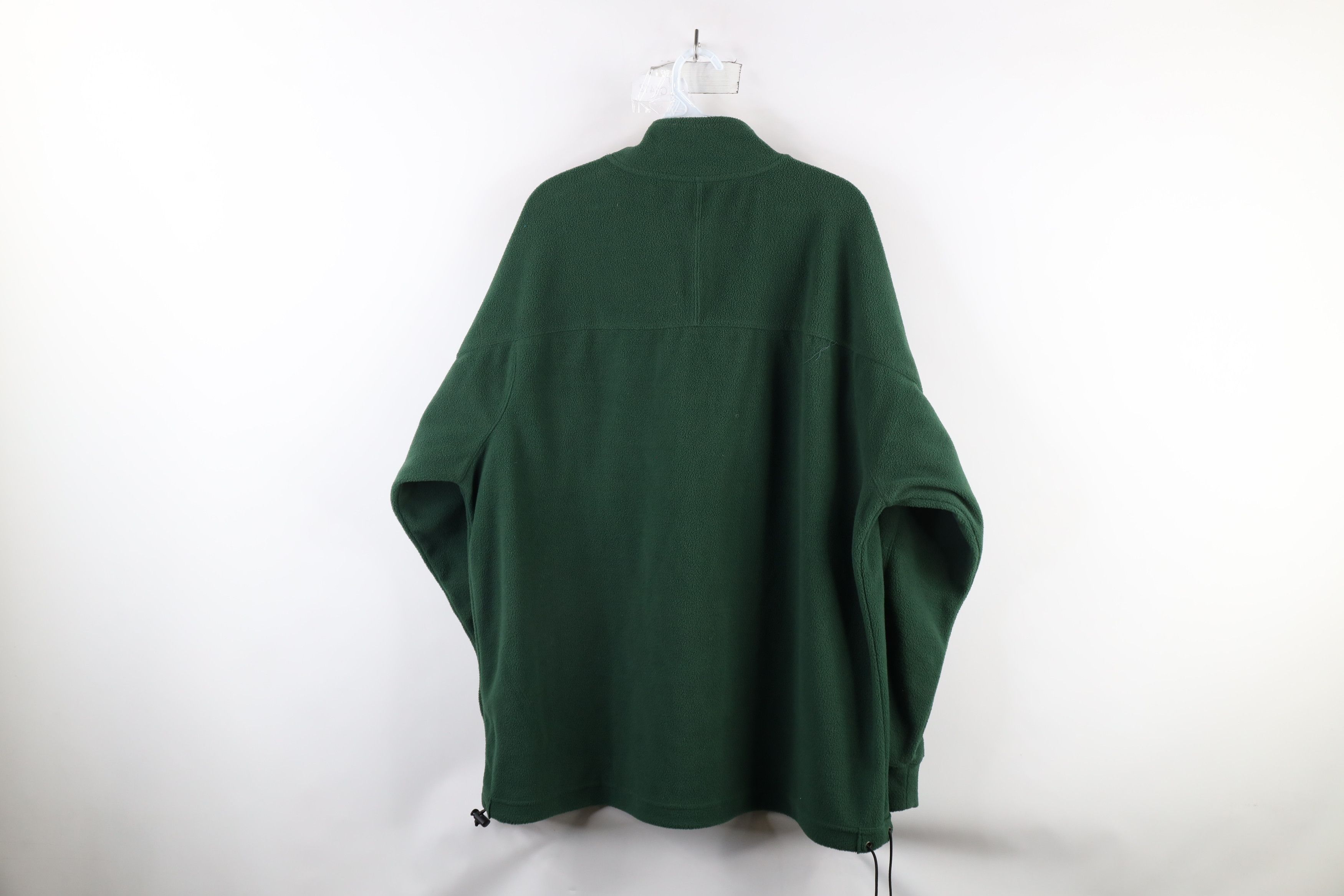Vintage Vintage 90s Michigan University Half Zip Fleece Sweater Size US L / EU 52-54 / 3 - 7 Thumbnail