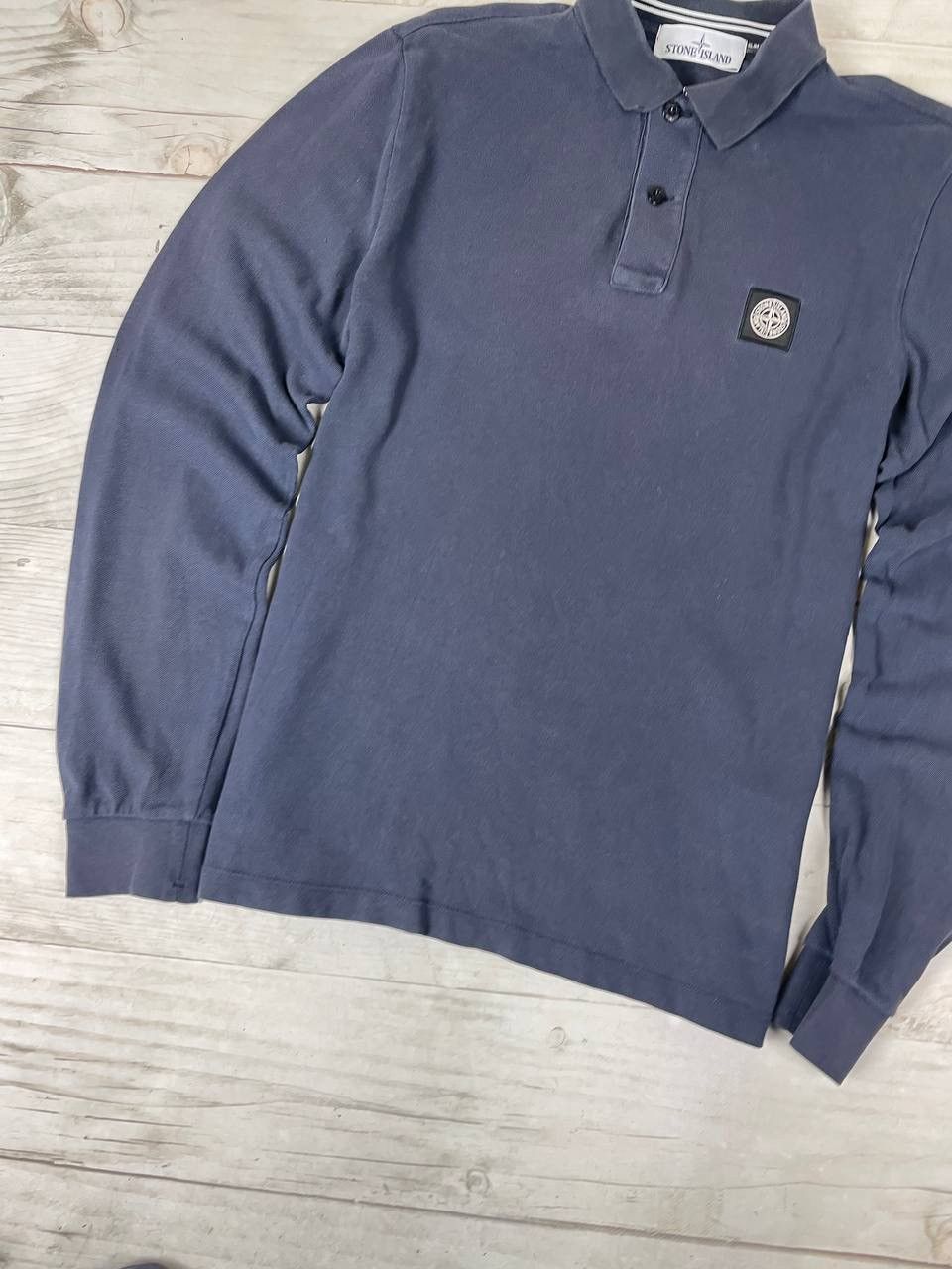 Massimo Osti Stone Island Polo Long Sleeve Shirt Patch Program Size US M / EU 48-50 / 2 - 3 Thumbnail