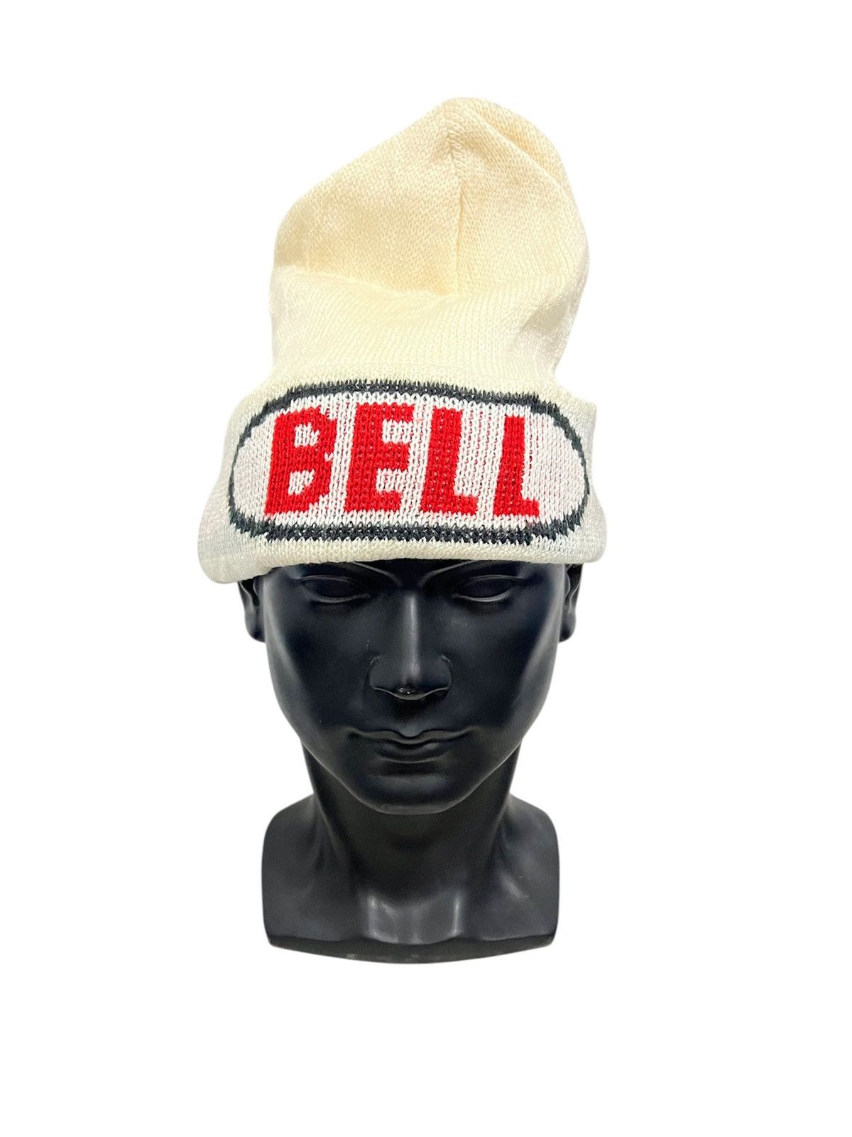 Vintage Bell Racing Spell Out Beanie Hat