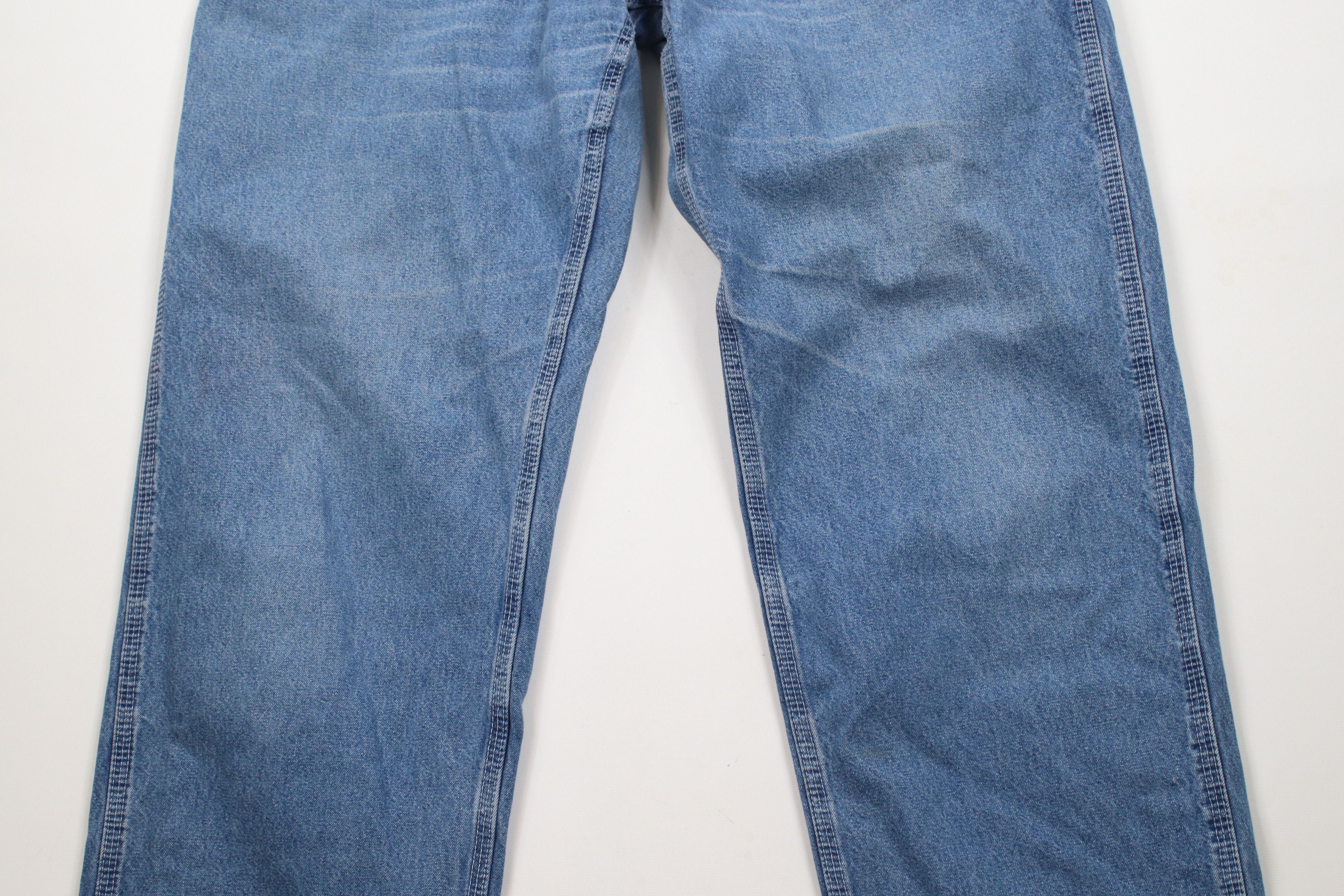 Carhartt × Vintage Vintage Y2K 2000 Carhartt Wide Leg Dungaree Denim Jeans Size US 36 / EU 52 - 3 Thumbnail