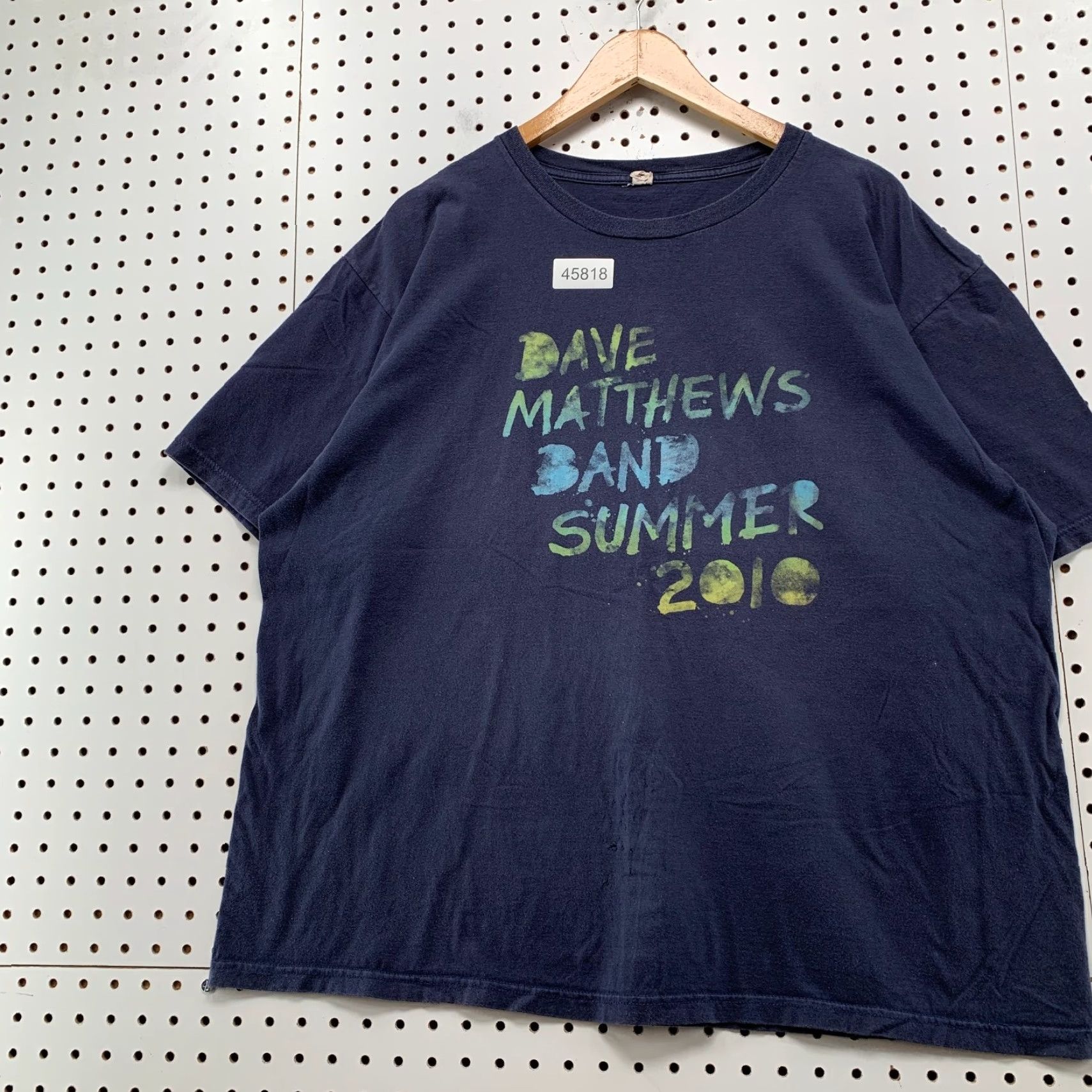 Anvil Dave Matthews Band T Shirt Mens 2XL Blue Summer 2010 Tour Music Concert Size US XXL / EU 58 / 5 - 3 Thumbnail