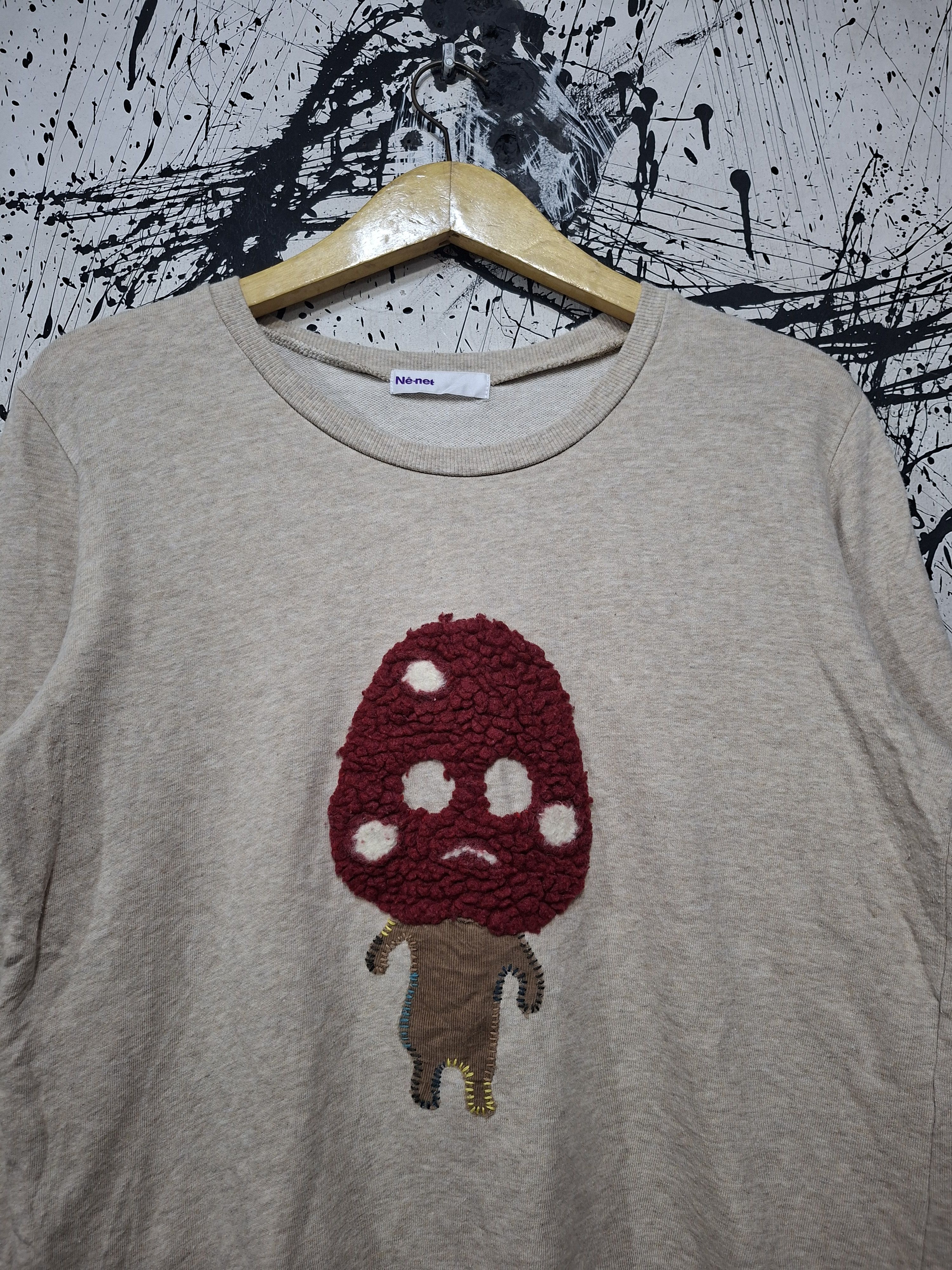Ne-Net NE-NET ISSEY MIYAKE EMBROIDERED MUSHROOM LONGSLEEVE SHIRT Size US L / EU 52-54 / 3 - 3 Thumbnail