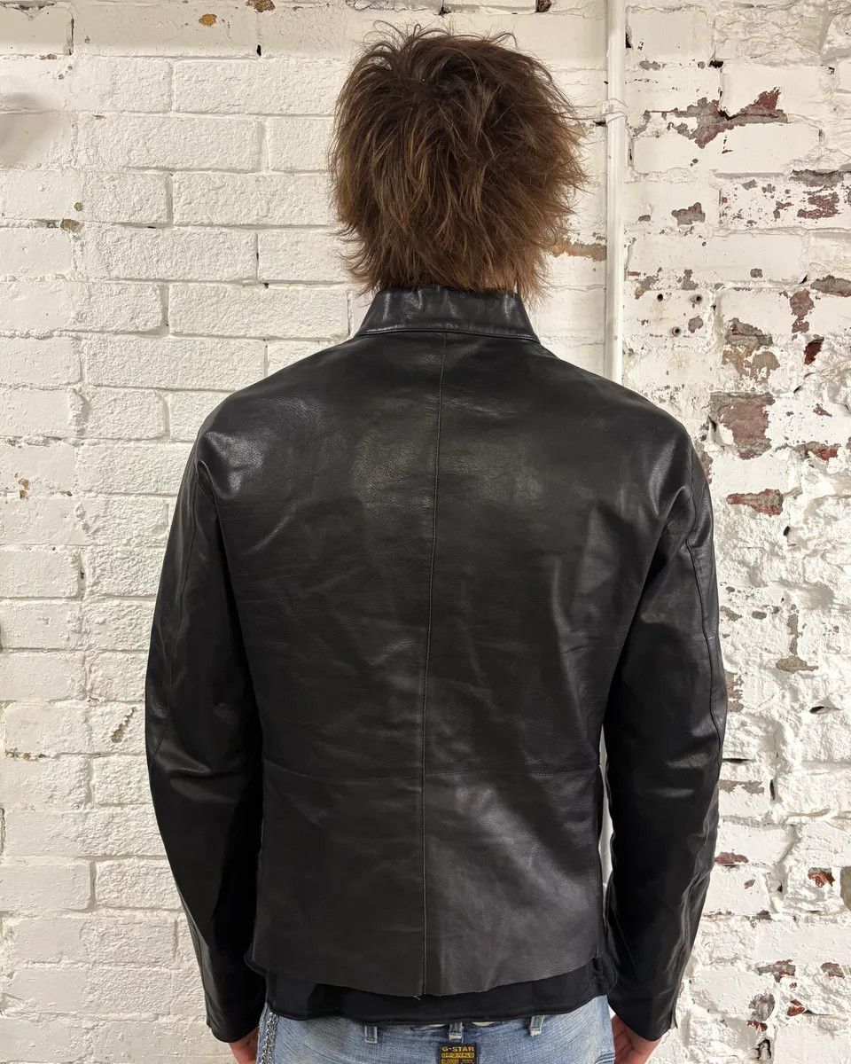 Jil Sander Jil Sander Black Leather Racer Jacket Size US M / EU 48-50 / 2 - 3 Thumbnail