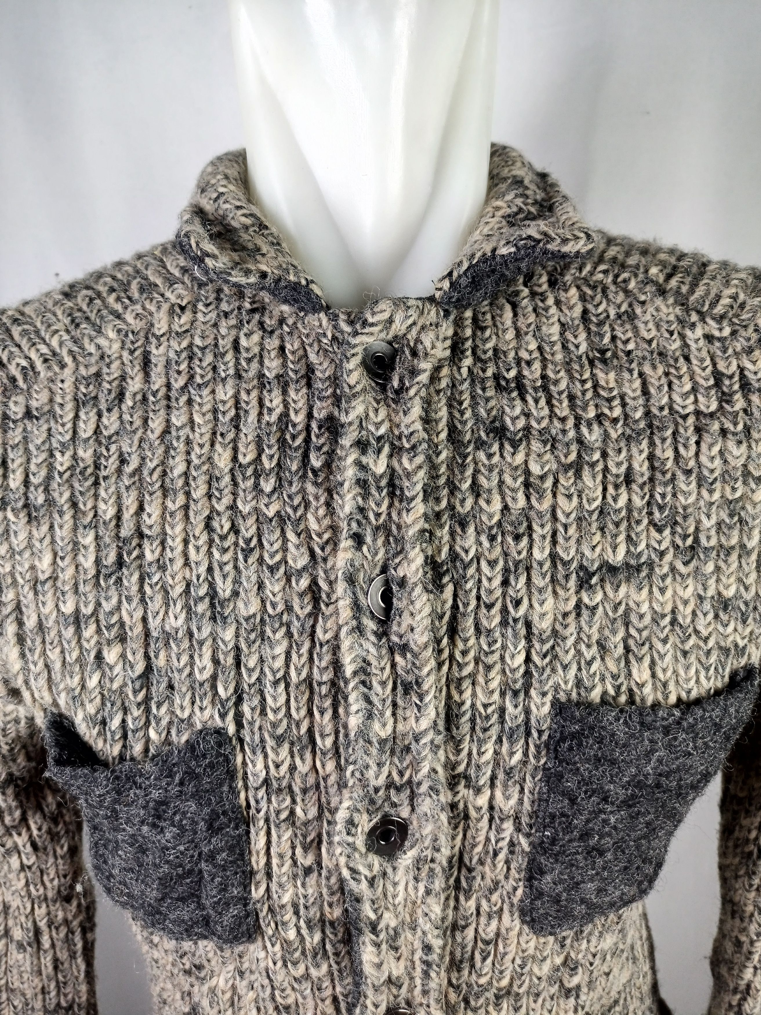 Designer × Zara Zara Man Knit Sweater Long Sleeves Button Up Size US L / EU 52-54 / 3 - 23 Thumbnail