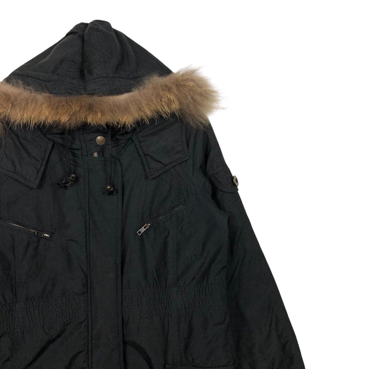 Japanese Brand × Von Dutch 📌Vintage Parka Jacket Biker Punk Von Dutch Mink Fur Hoodie Size US L / EU 52-54 / 3 - 7 Thumbnail