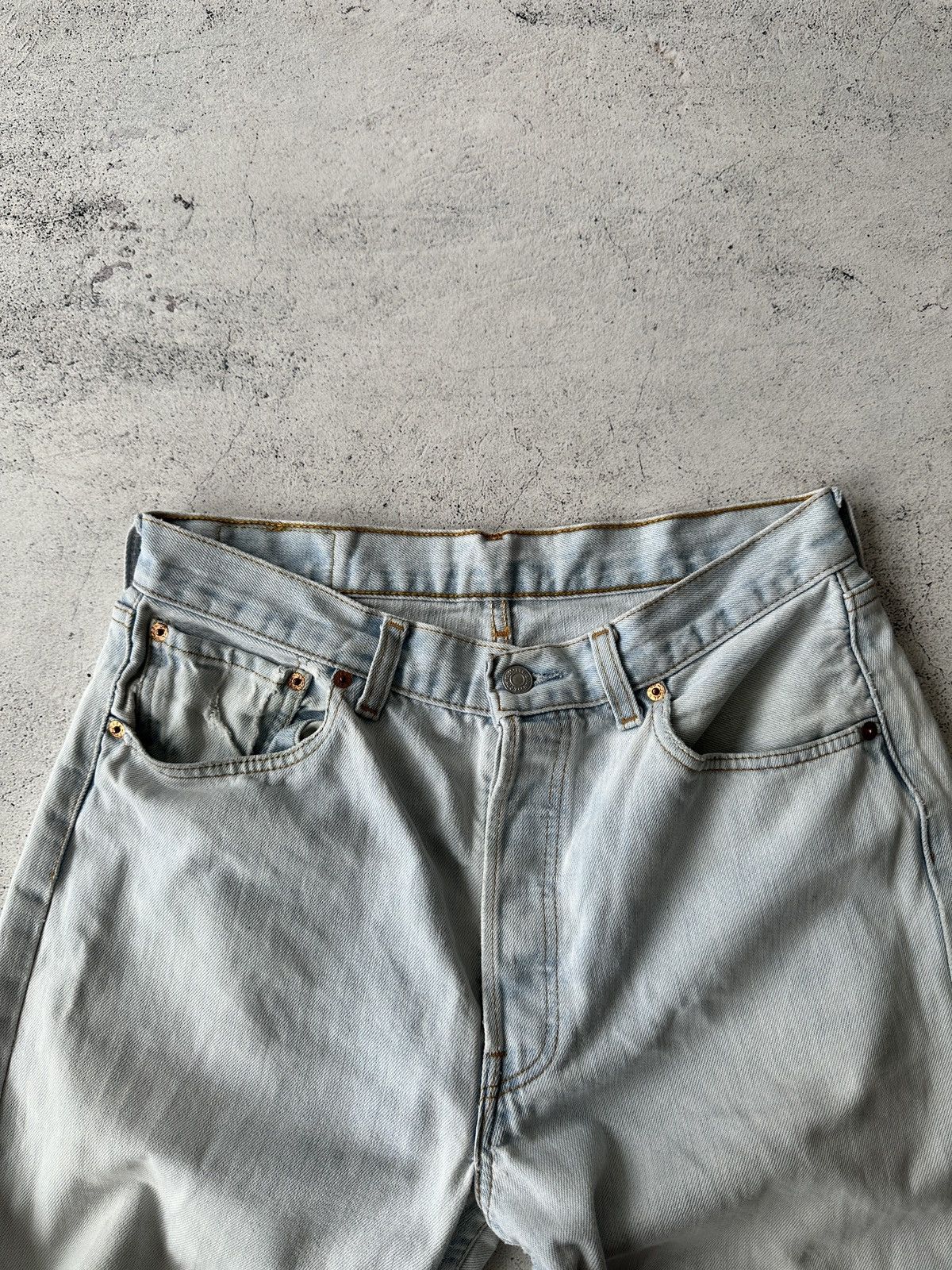 Levi's × Levi's Vintage Clothing × Vintage Vintage Levi’s 501 Denim Faded Jeans Size US 33 - 5 Thumbnail