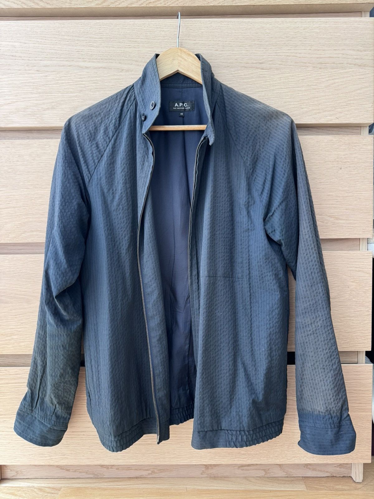A.P.C. APC Seersucker Jacket Size US XS / EU 42 / 0 - 1 Thumbnail