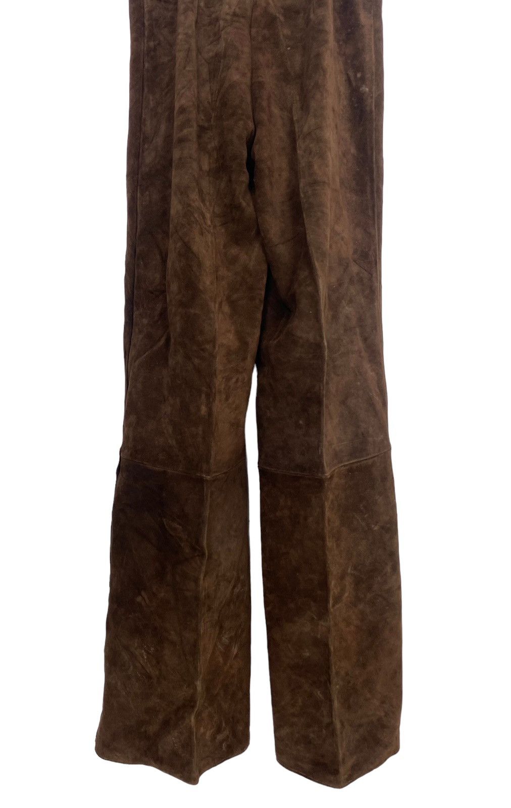 Vintage Rare‼️ Vintage Aicad Italia Suede Lather Riri Zipper Size 24" / US 00 / IT 34 - 6 Thumbnail