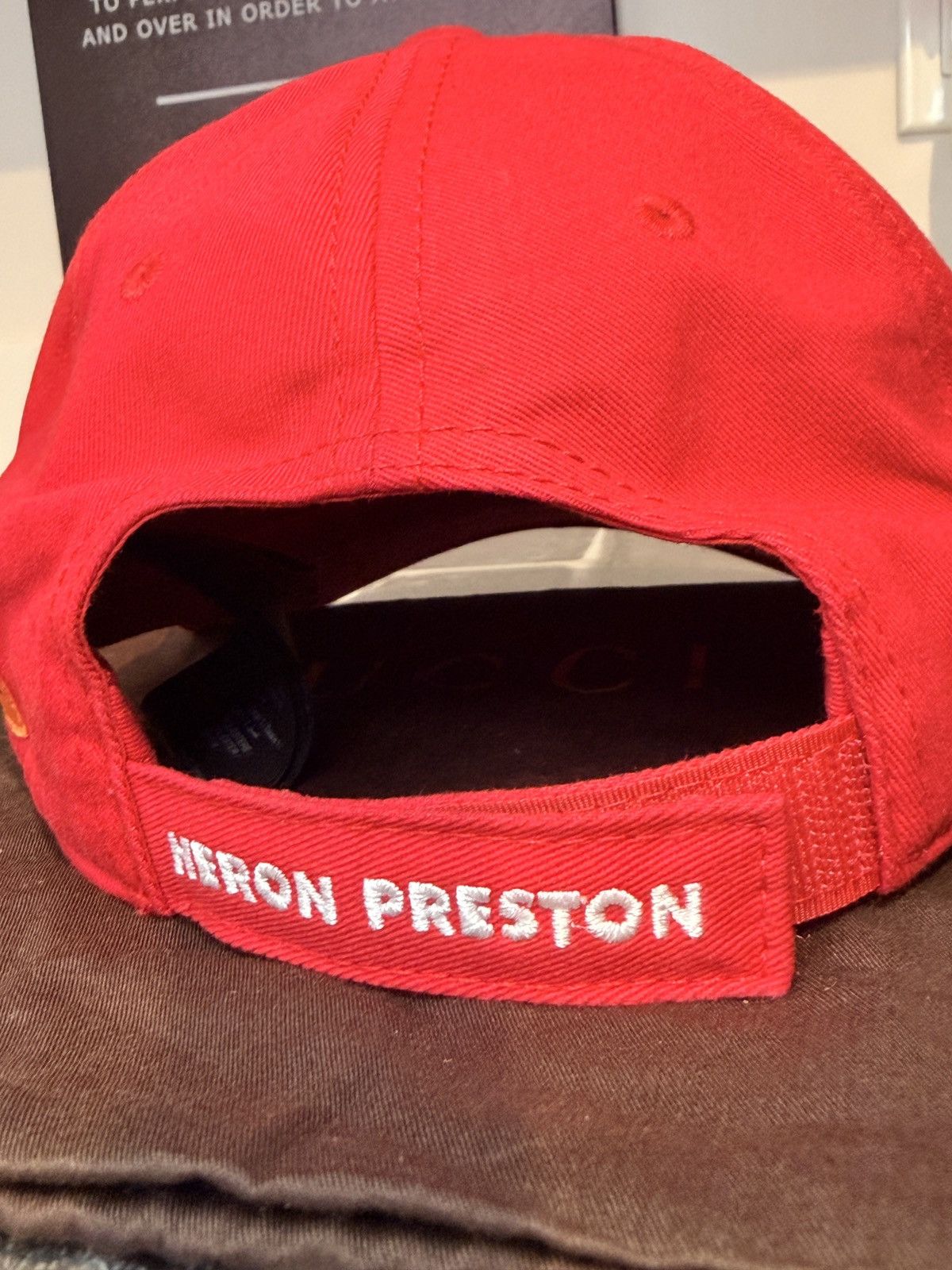 Heron Preston Heron Preston ‘Ctnmb’ Red Sports Cap Size ONE SIZE - 8 Thumbnail