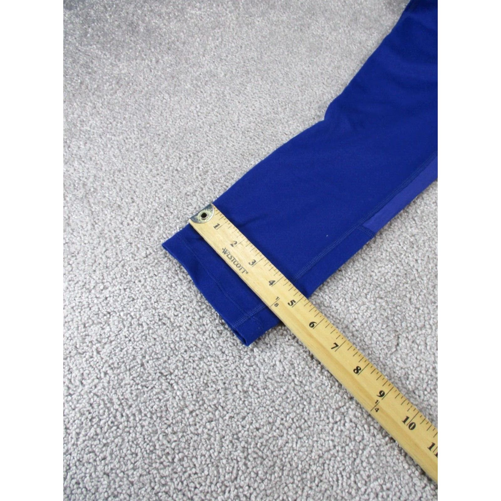 Nike VINTAGE? No. Nike Leggings Women XS Dri-Fit Blue Cropped Athletic Fit Activewear Gym Running Yoga Size 26" / US 2 / IT 38 - 5 Thumbnail