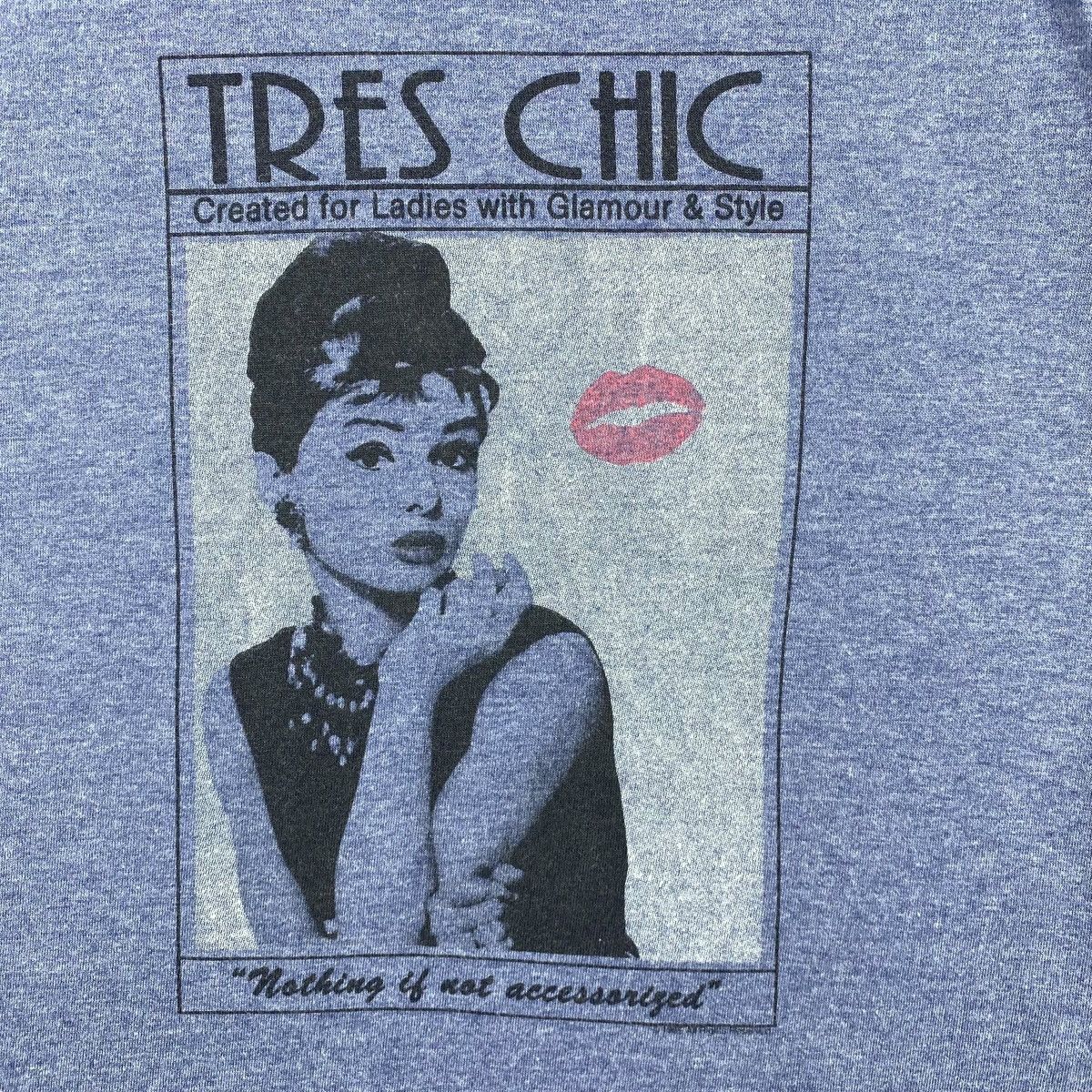 Vintage Breakfast At Tiffany's AUDREY HEPBURN Film Poster Promo Tee Size US M / EU 48-50 / 2 - 2 Thumbnail