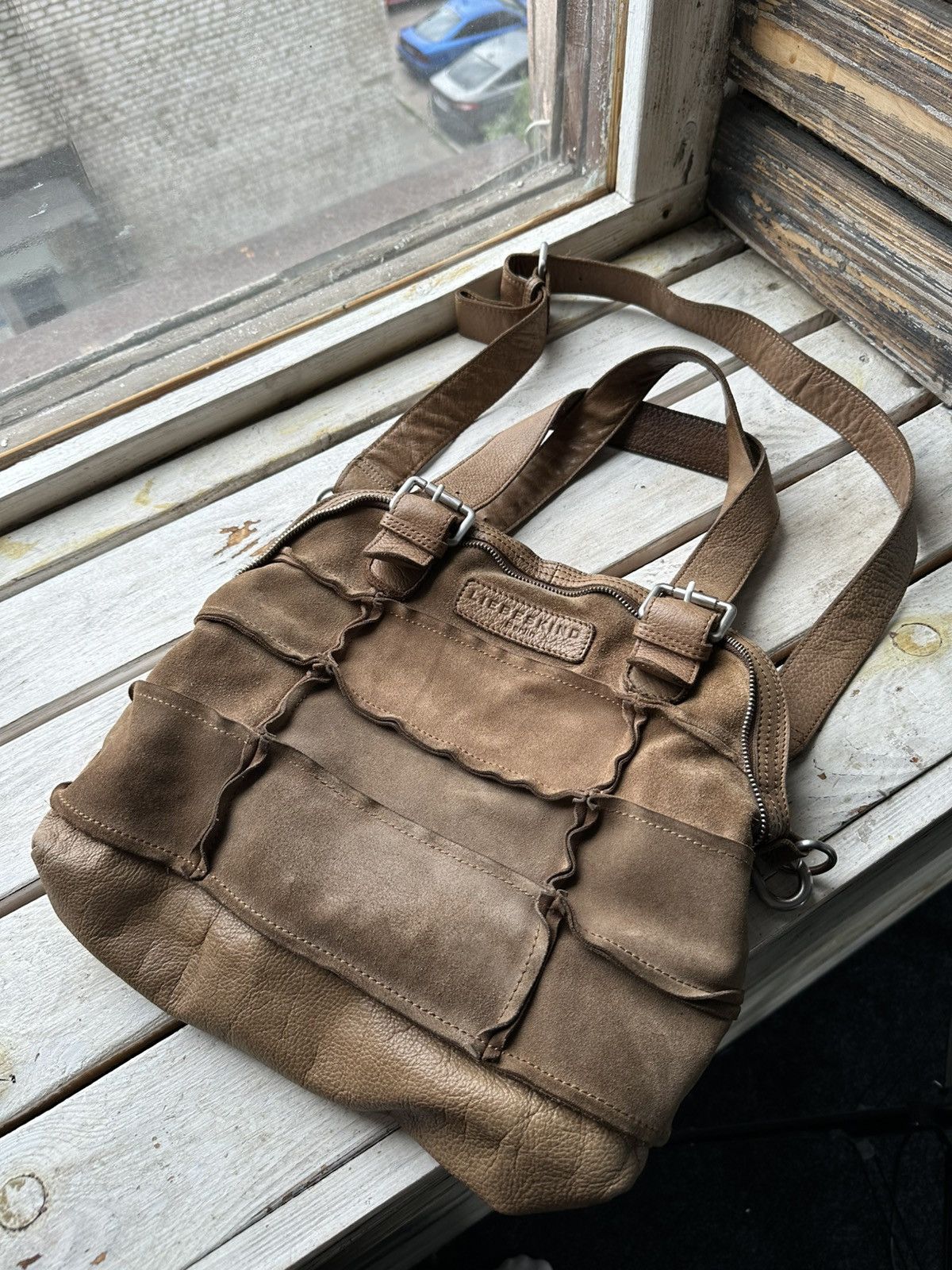 LIEBESKIND BERLIN 🚨Y2K AVANT-GARDE 🚨patchwork Germany style hand bag Y2K 90s Size ONE SIZE - 1 Thumbnail