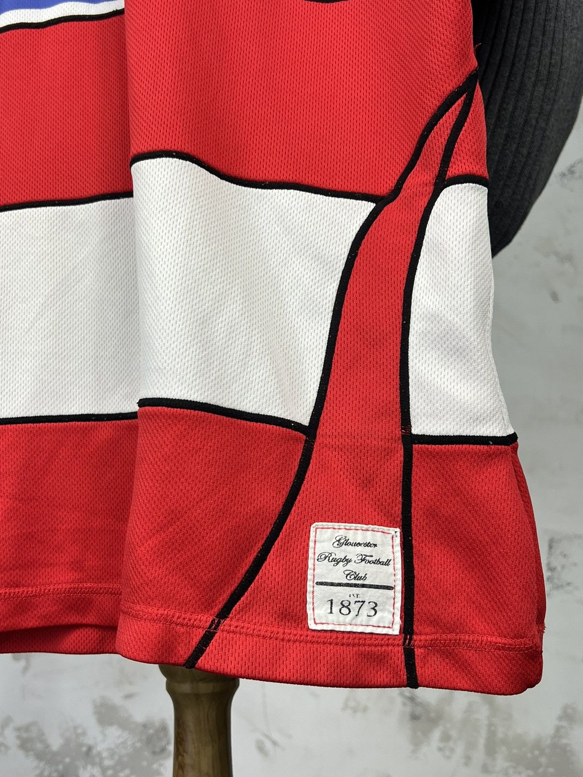Vintage Vintage Gloucester KooGa Rugby Home Jersey Mitsubishi L - XL Size US XL / EU 56 / 4 - 4 Thumbnail