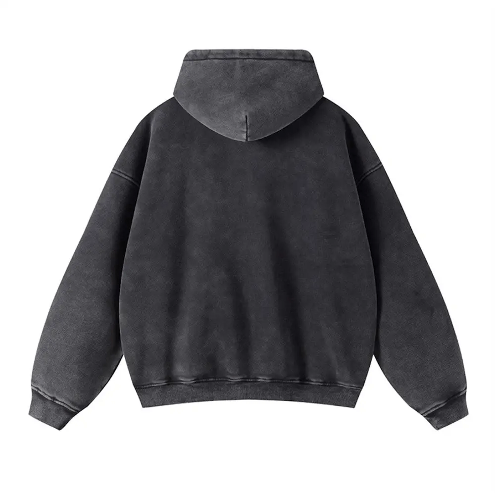 Japanese Brand × Vintage Black Batik Fleece Zippered Hoodie Size US M / EU 48-50 / 2 - 2 Thumbnail