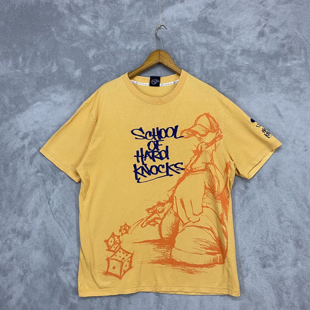 Rap Tees Y2K🔥90s School Of Hard Knocks Full Print Tee Size US XL / EU 56 / 4 - 1 Thumbnail