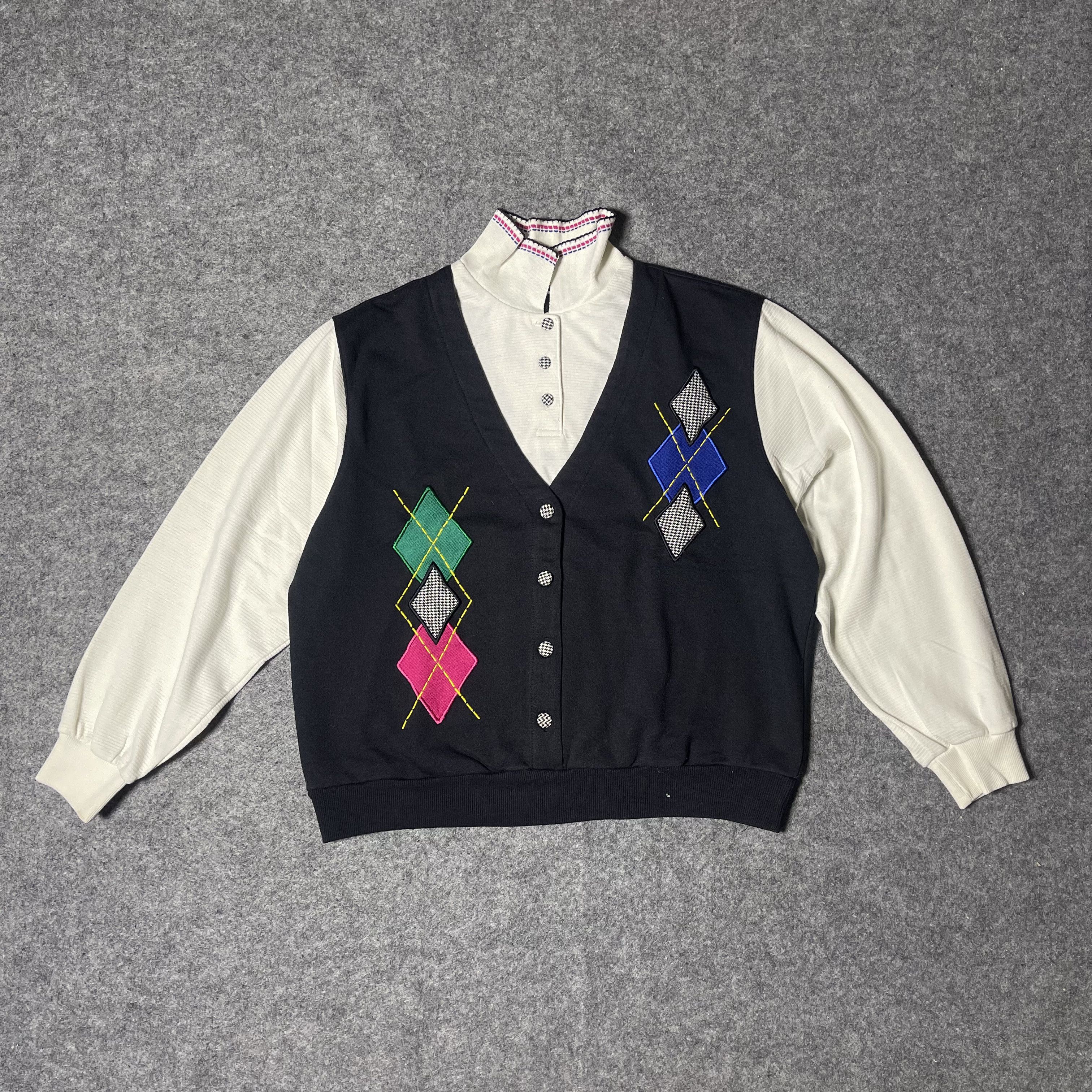 Other Vintage 90s Alfred Dunner Petite Sweater Women Size M / US 6-8 / IT 42-44 - 1 Thumbnail