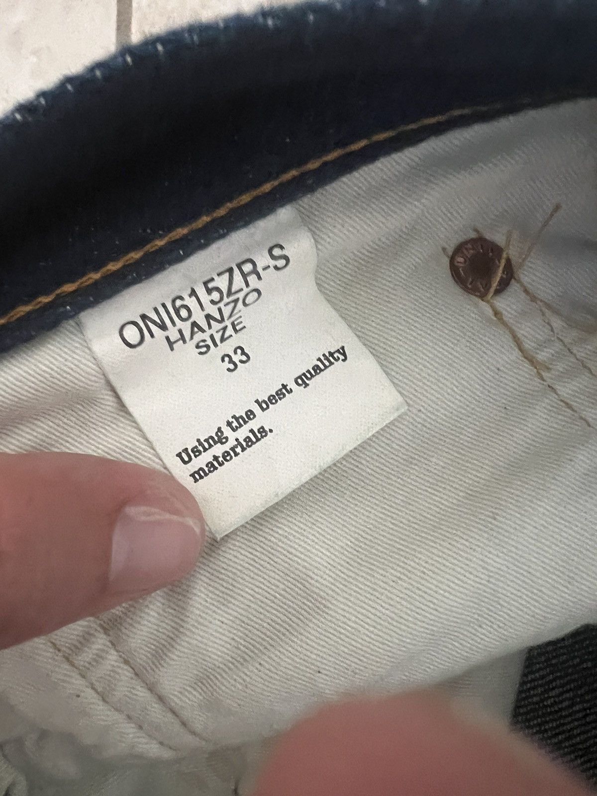 Oni Oni Secret Denim Size US 33 - 4 Thumbnail