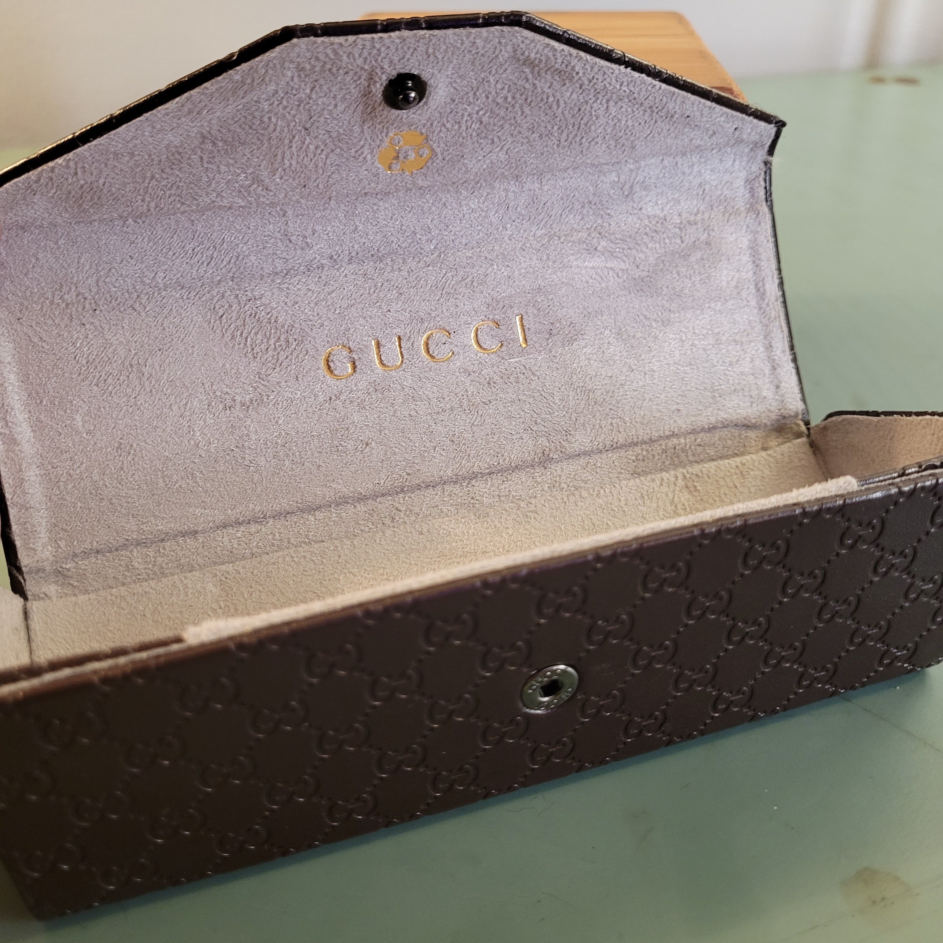Gucci Gucci Glasses Sunglasses Case Micro G Embossed Size ONE SIZE - 6 Thumbnail