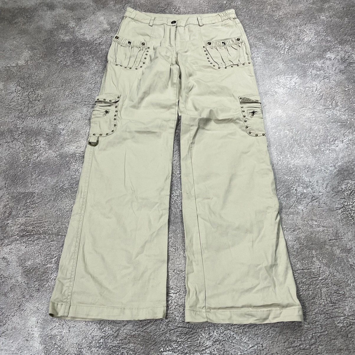 Vintage 90s Flared Pants Rave SkateWear Tokyo Japan Bondage