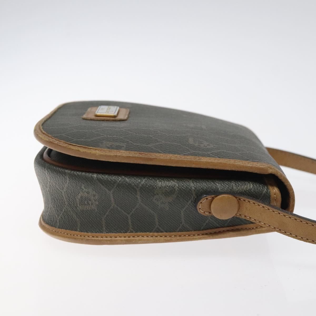 Dior DIOR Honeycomb Canvas Shoulder Bag Pvc Khaki Size ONE SIZE - 3 Thumbnail