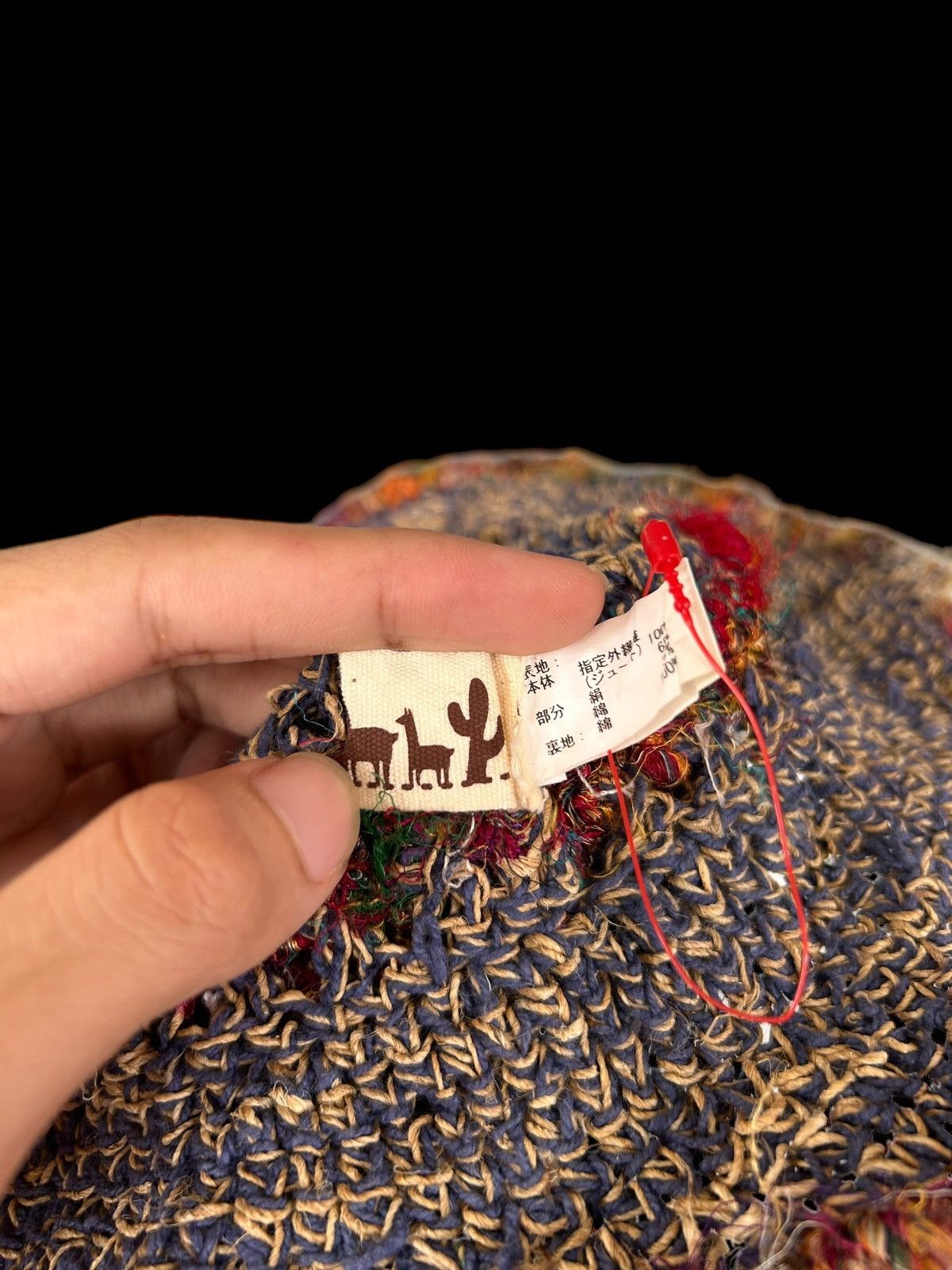 Japanese Brand × Kapital × Vintage TITICACA Crochet Knitted Custom Rare Bucket Hats ☠️☠️ Size ONE SIZE - 11 Thumbnail