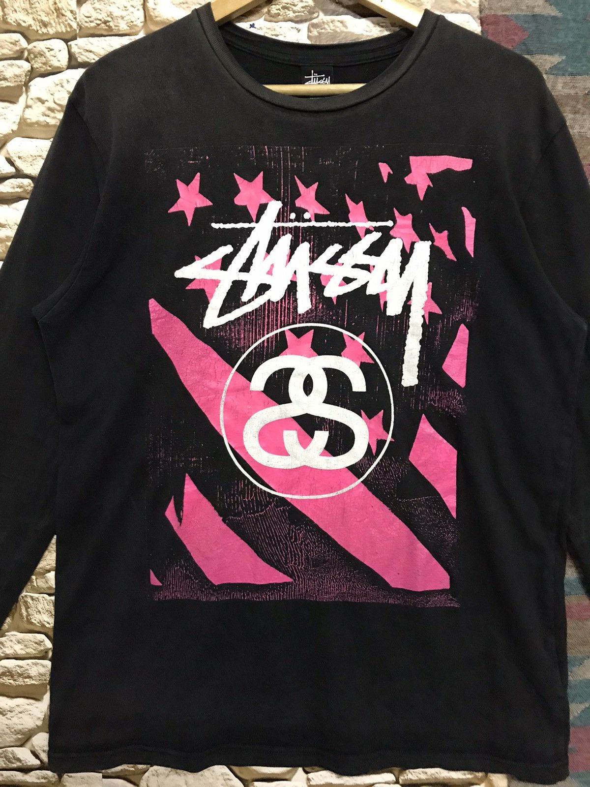 Stussy Stussy SunFaded Tshirt Longsleeve Size US L / EU 52-54 / 3 - 3 Thumbnail
