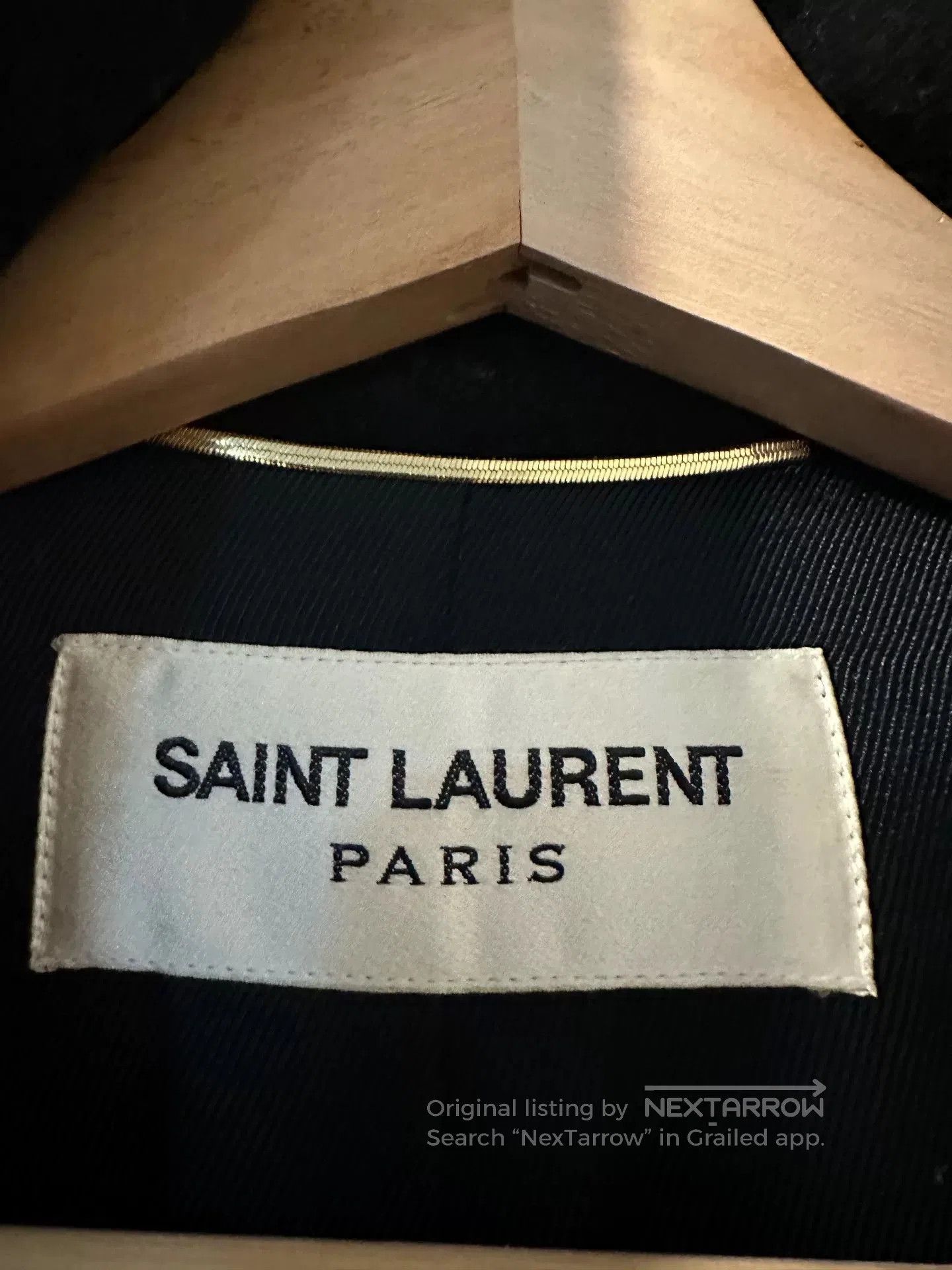 Saint Laurent Paris Saint Laurent 13FW Black Gold Button Jacket. Size US L / EU 52-54 / 3 - 8 Thumbnail