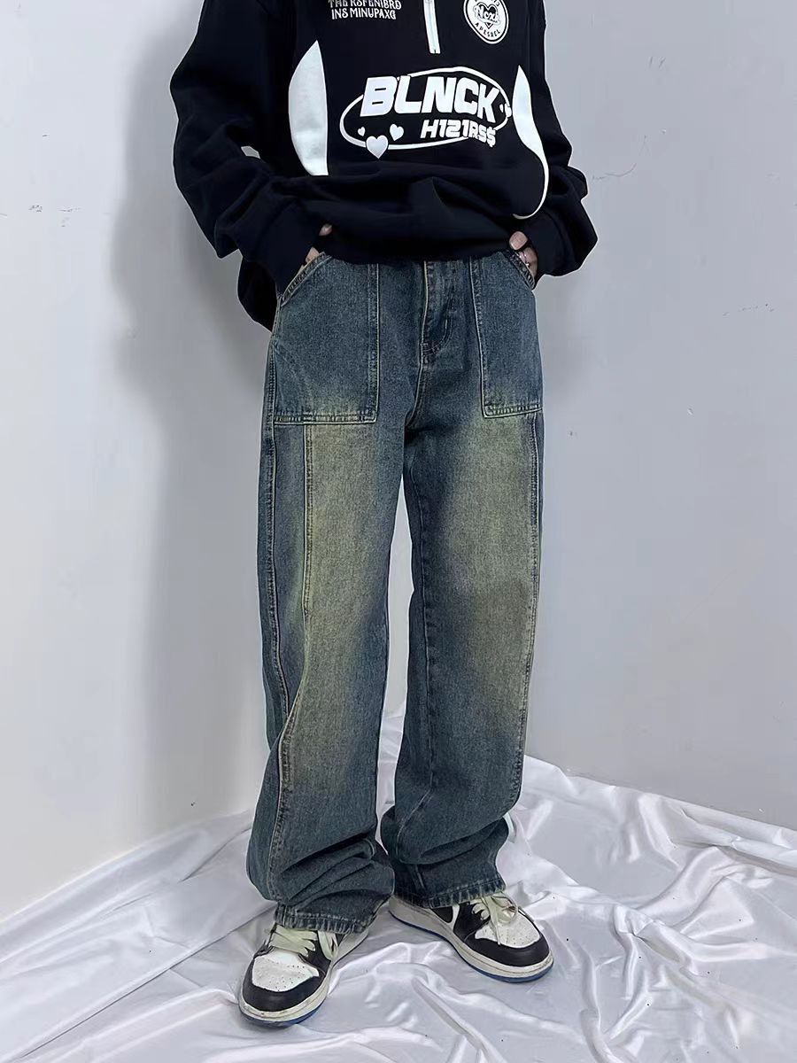 Vintage Vintage Y2K washed street hip hop baggy jeansB Size US 32 / EU 48 - 1 Thumbnail