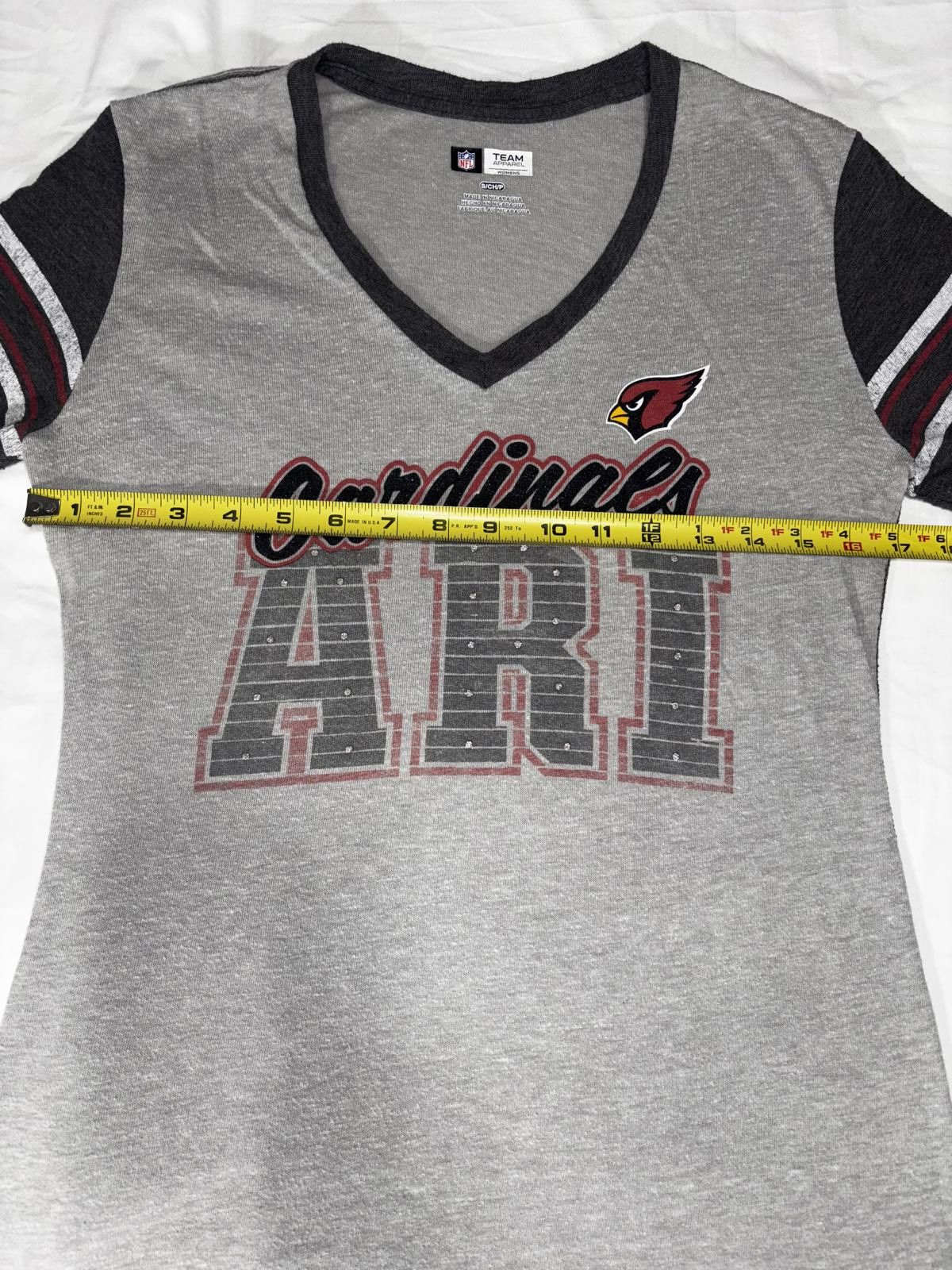 Designer Arizona Cardinals V-Neck Tee - Women's Small Size S / US 4 / IT 40 - 8 Thumbnail