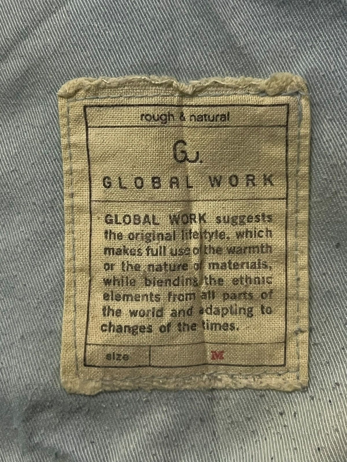 Global Work Vintage Japanese Brand Global Works - Faded Wash Jeans Size US 32 / EU 48 - 10 Thumbnail