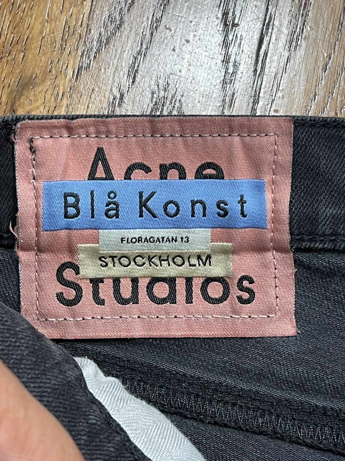 Acne Studios Acne Studios Bla Konst Jeans Stockholm Floragatan 13 Size US 29 - 2 Thumbnail