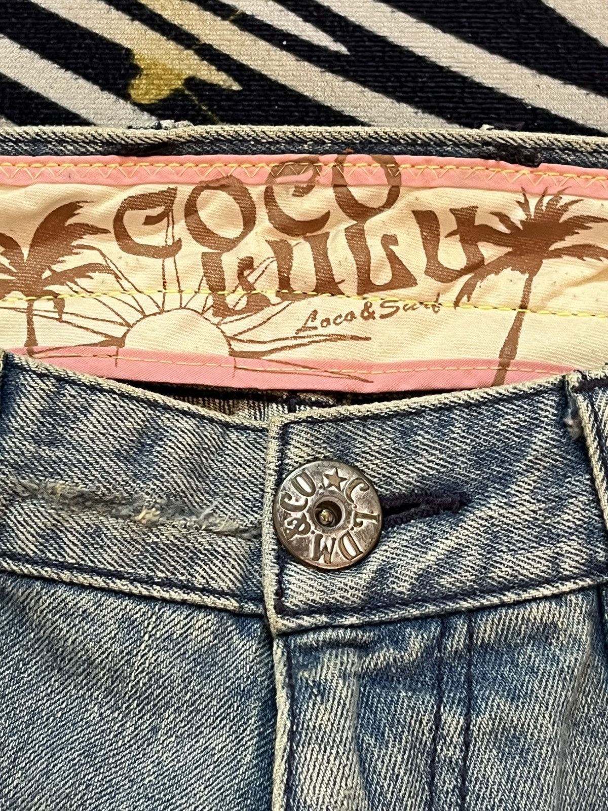 Hysteric Glamour Vintage Cocolulu Faded Mudwash Distressed Denim Size US 31 - 11 Thumbnail