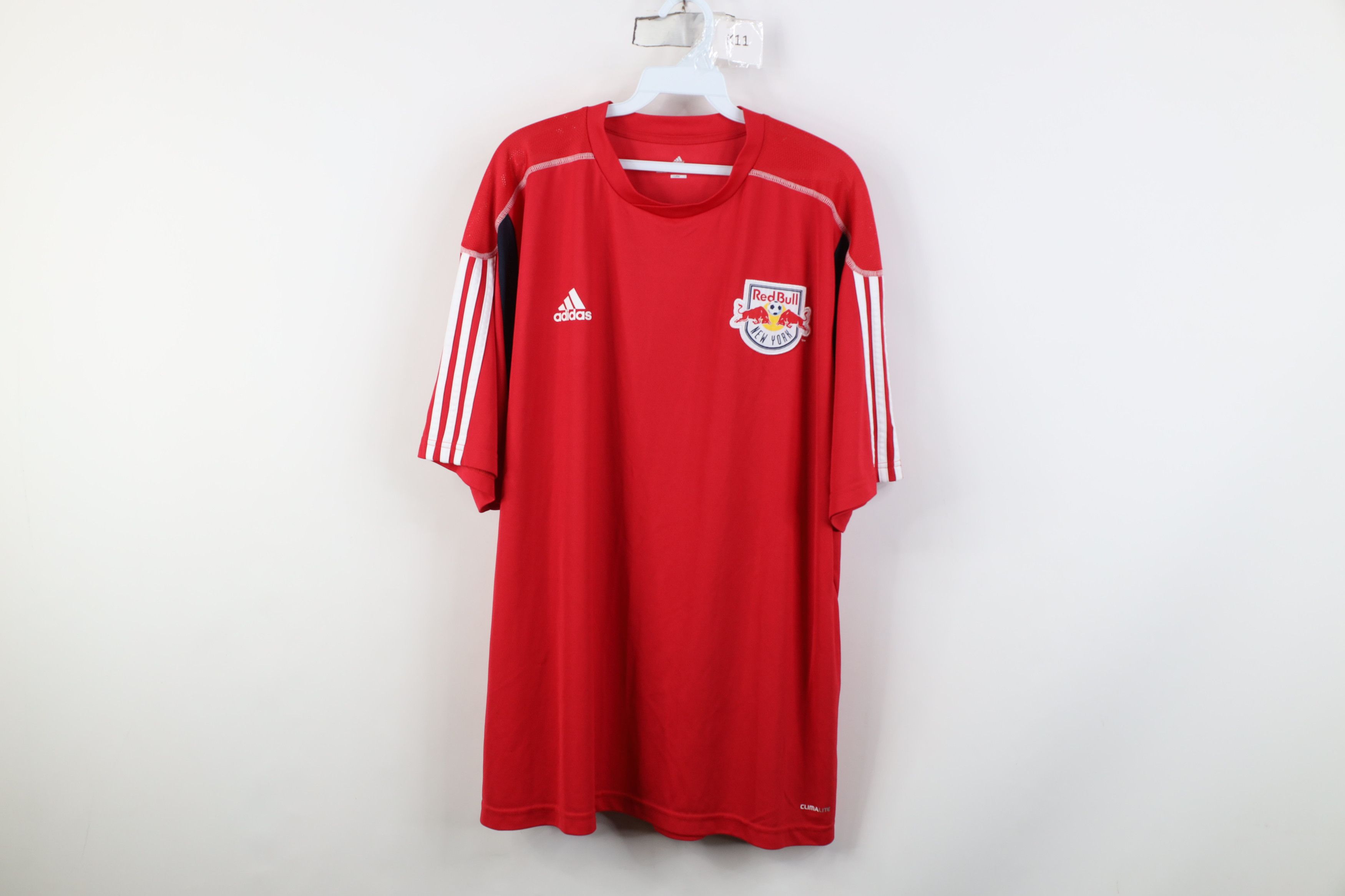 Adidas Adidas New York Red Bull Soccer Jersey Training T-Shirt Size US XXL / EU 58 / 5 - 1 Thumbnail