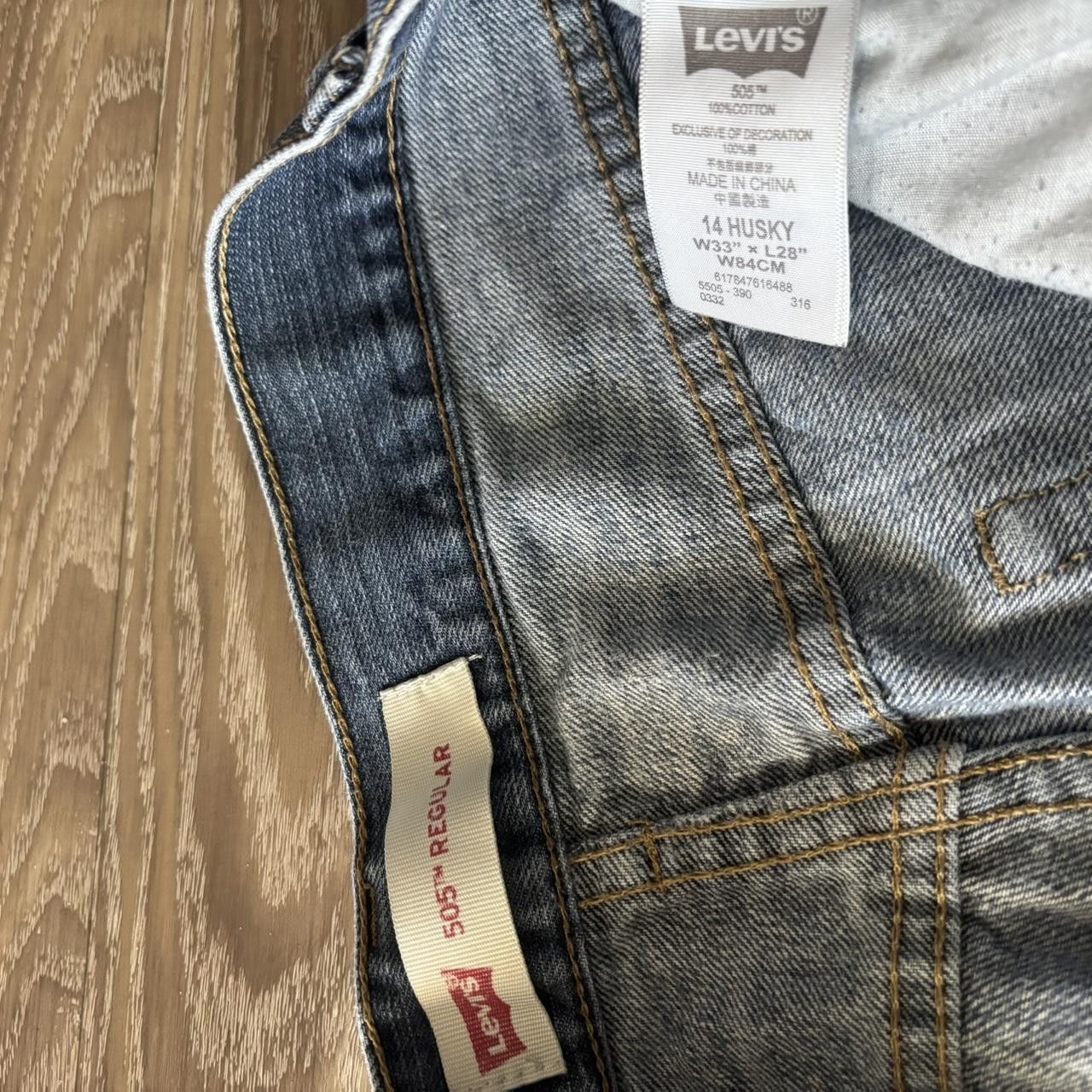 Levi's Crazy Vintage Y2K/2000s Grunge Dark Wash Paint Splatter Levis Denim Jeans! 32x27 Size US 32 / EU 48 - 8 Thumbnail