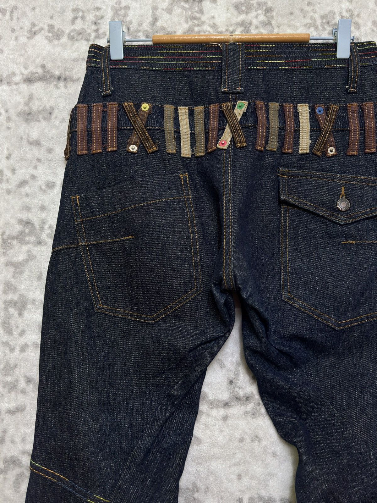 PPFM Vintage BreathMINt Double Waist Zipper Style Denim Jeans Size US 29 - 9 Thumbnail