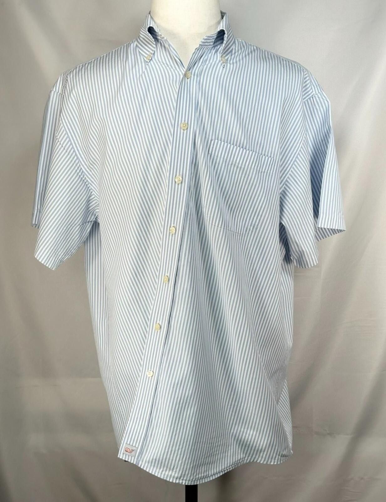 Vineyard Vines Vineyard Vines Murray Cotton Oxford Button Up Blue Mens XL Size US XL / EU 56 / 4 - 1 Thumbnail