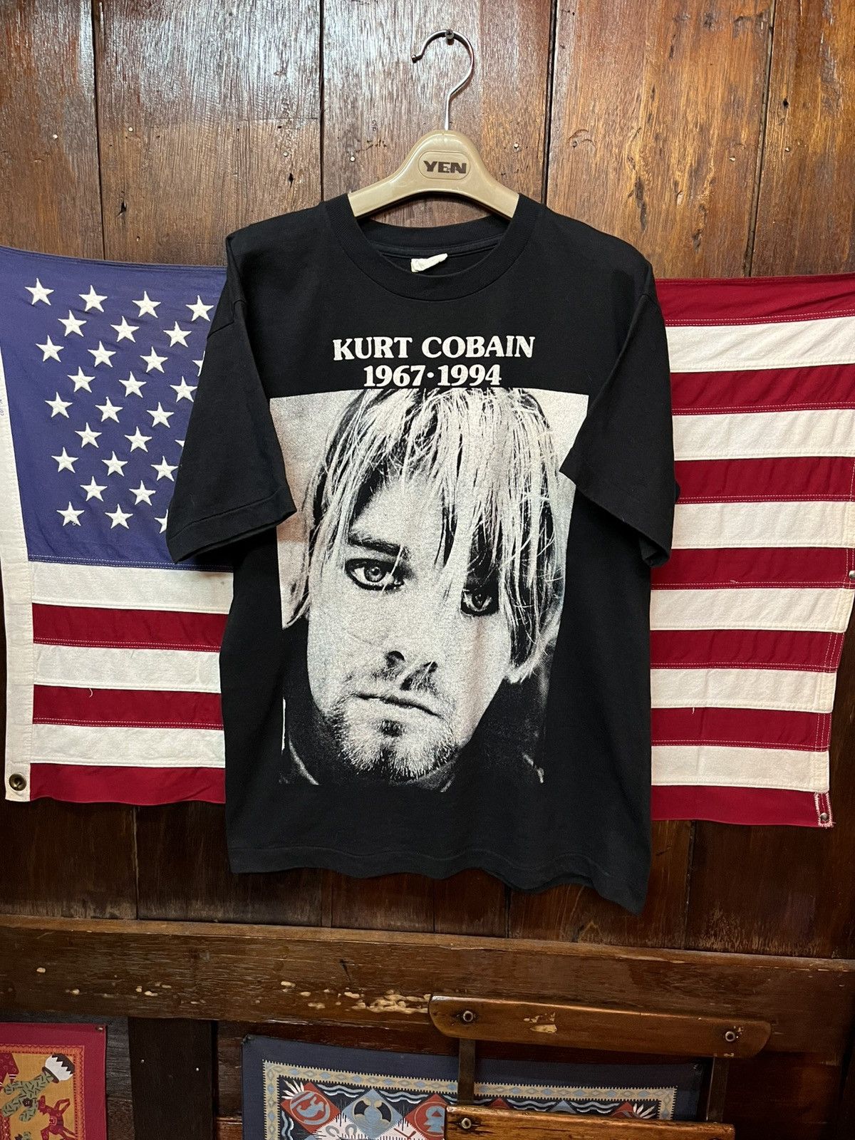 Nirvana × Vintage Vtg 90’s Kurt Cobain T-Shirts Size US M / EU 48-50 / 2 - 1 Thumbnail