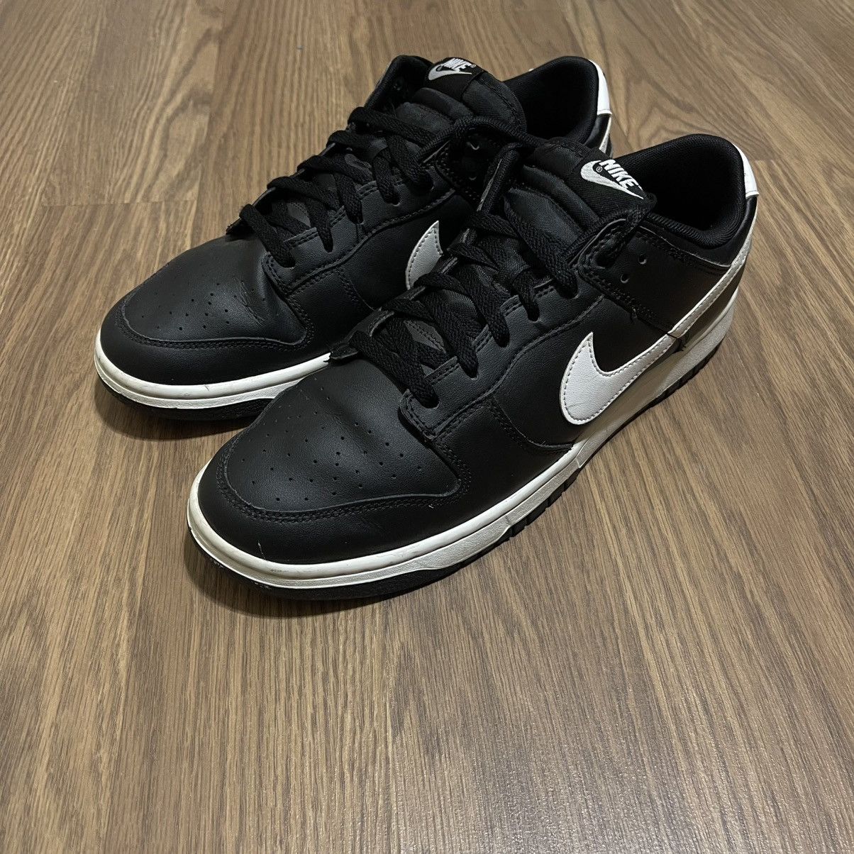 Nike SB Nike Dunk Low Retro Black White DV0831-002 Men's Size 13 Size US 13 / EU 46 - 3 Thumbnail