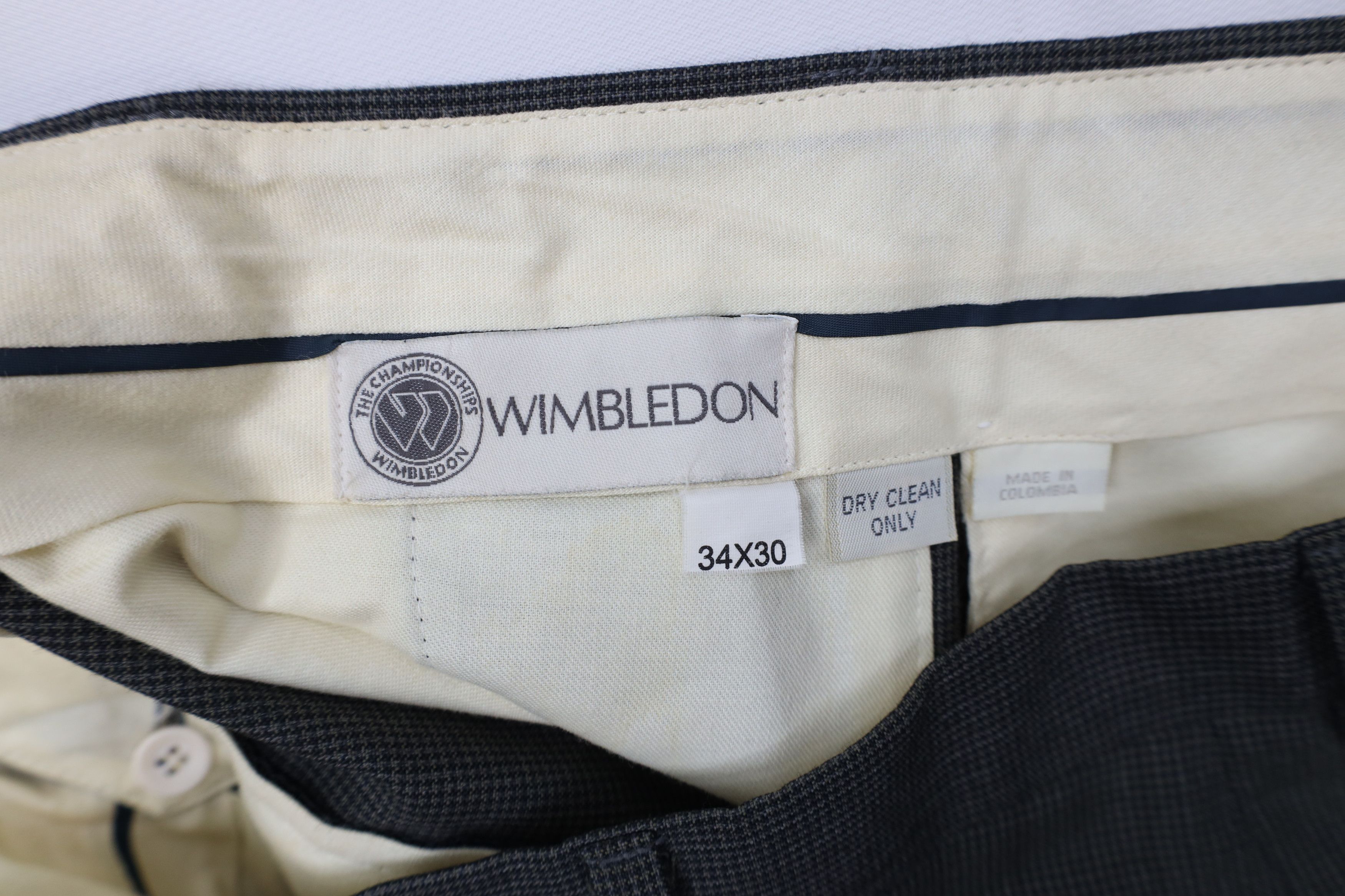 Vintage Vintage 90s Wimbledon Tennis Championship Wide Leg Pants Size US 34 / EU 50 - 7 Thumbnail