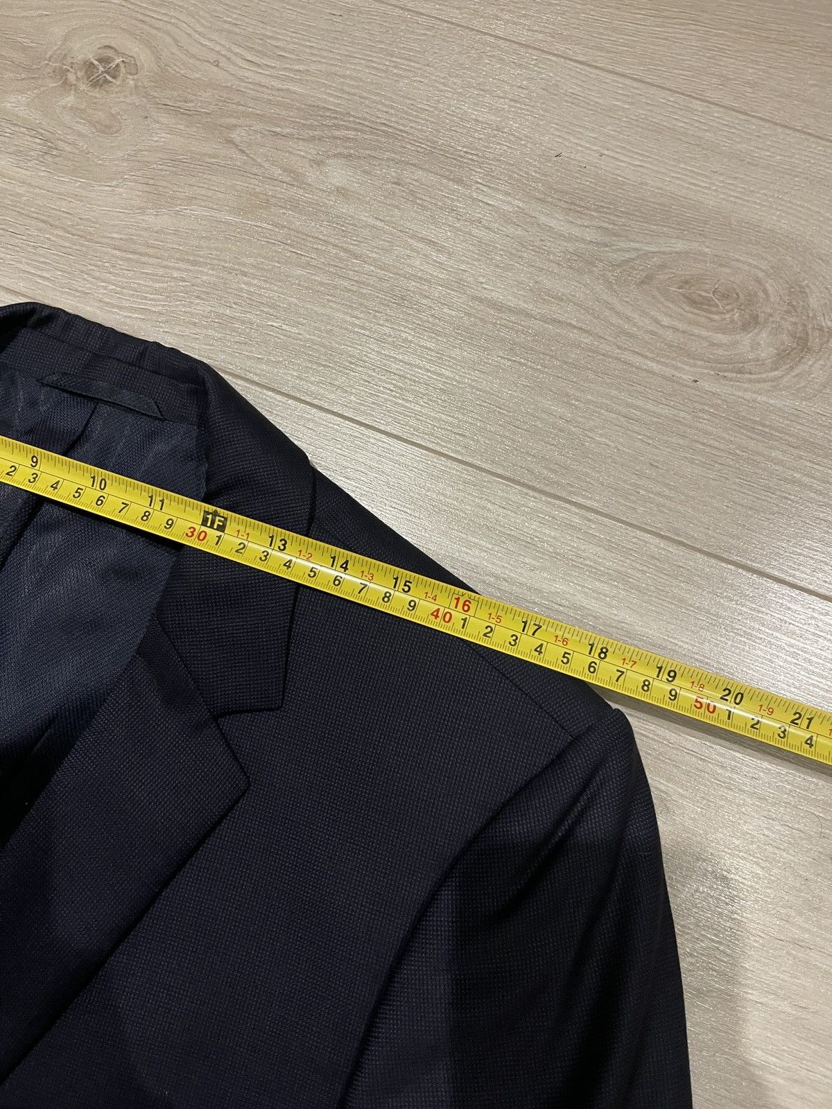 Hugo Boss Hugo boss blazer dark blue wool classic jacket 44R Size 44R - 13 Thumbnail