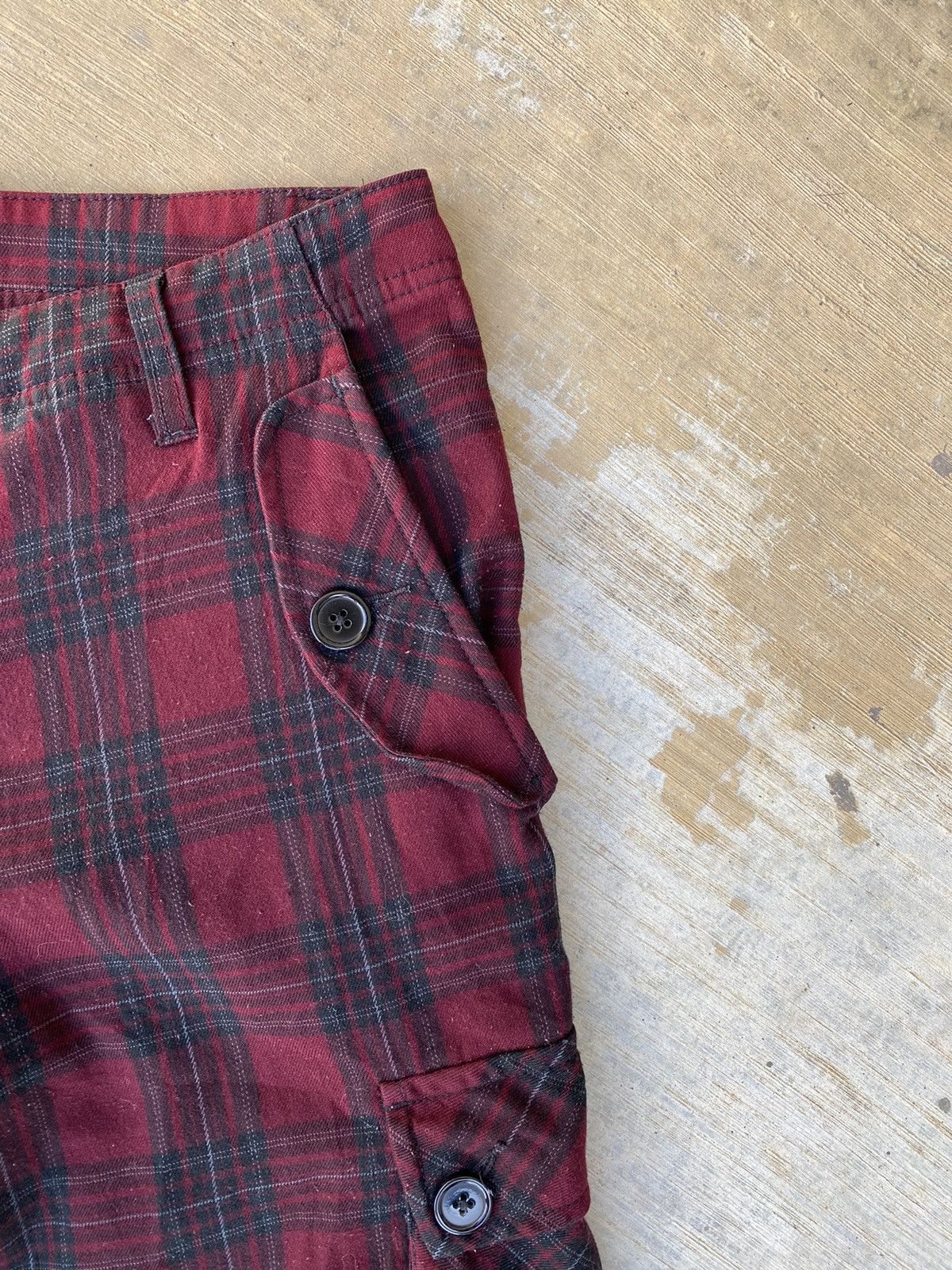 If Six Was Nine Double focus checkered punk cargo pants Size US 31 - 5 Thumbnail