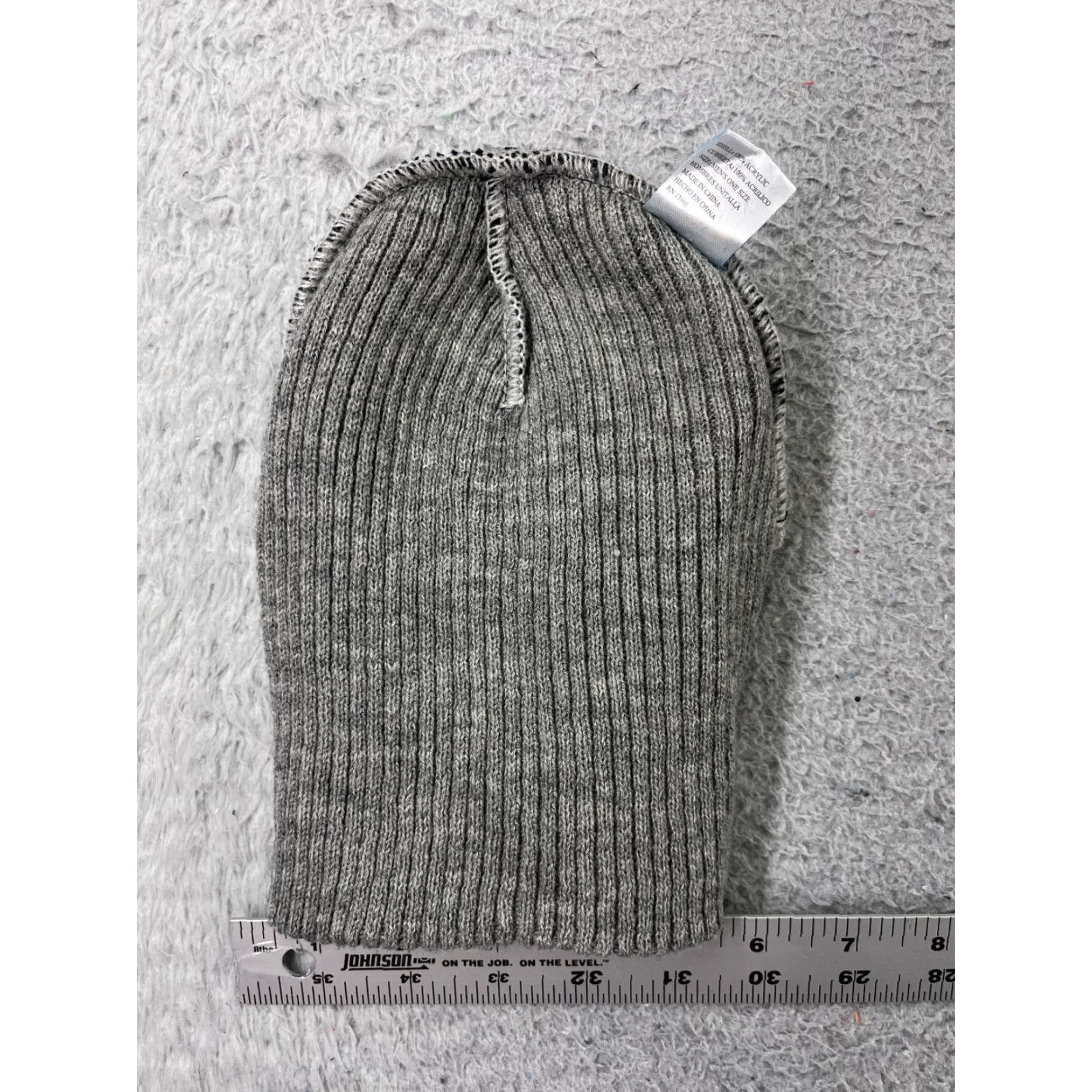 Vintage Paris Accessories Beanie Toque Mens One Size Red Knit Acrylic Casual Skater Size ONE SIZE - 4 Thumbnail