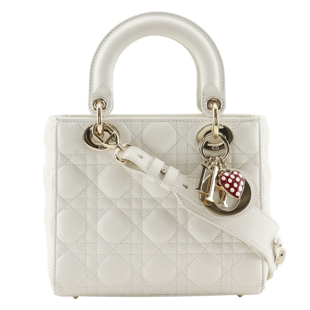 Dior Dior Dior Lady Dior MY ABCDIOR Leather 2way Bag Leather Handbag M0538ONGE Size ONE SIZE - 1 Thumbnail