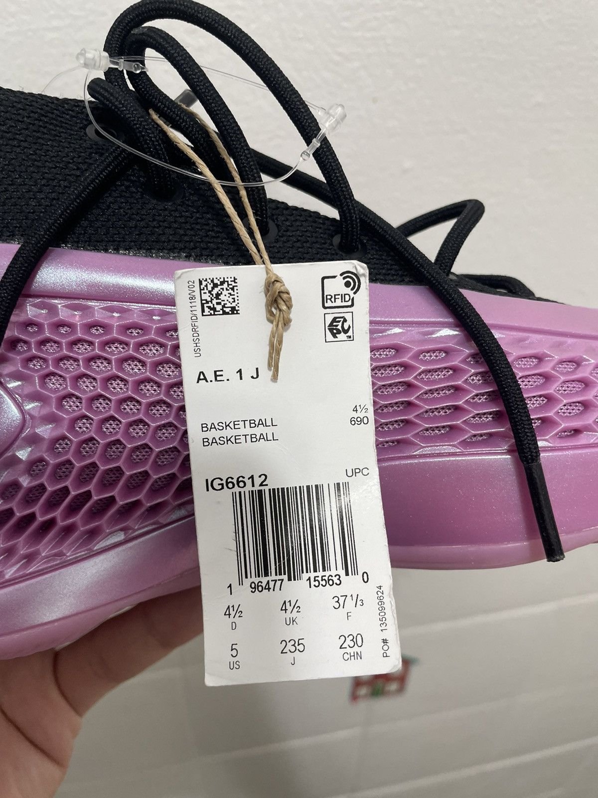 Adidas adidas A.E. 1 Anthony Edwards AE1 Preloved pink size 5 Size US 5 / EU 37 - 5 Thumbnail