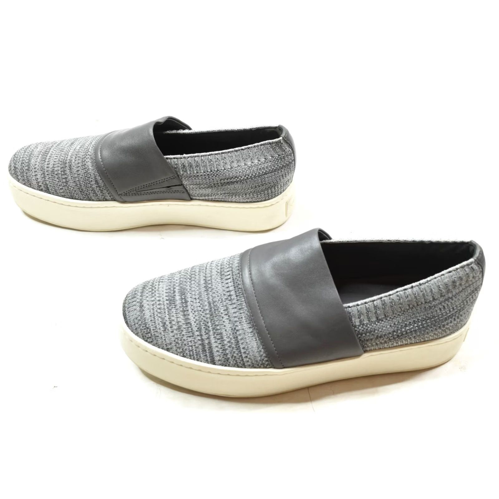 Vince Vince Ward Knit Platform Slip-on Sneakers Womens 7.5 Gray Comfort Casual Size US 8 / IT 38 - 3 Thumbnail